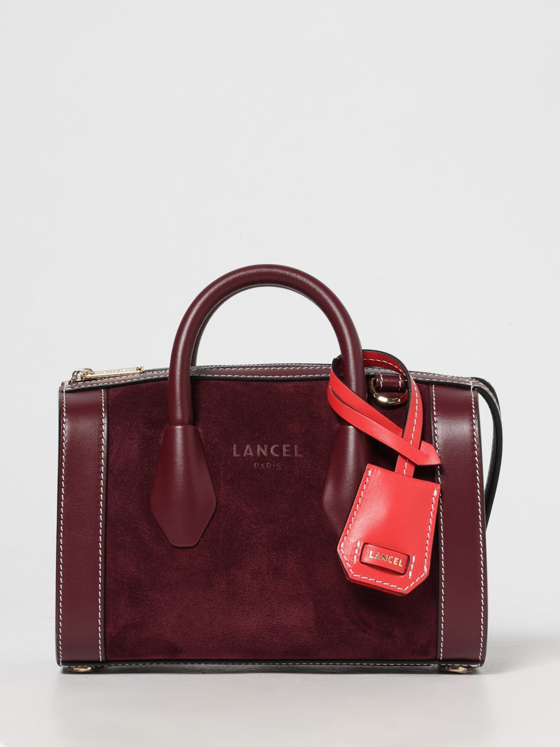 Lancel Shoulder Bag Woman Color Burgundy