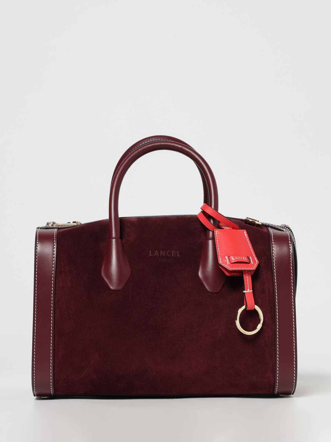 Lancel Shoulder Bag Woman Color Burgundy