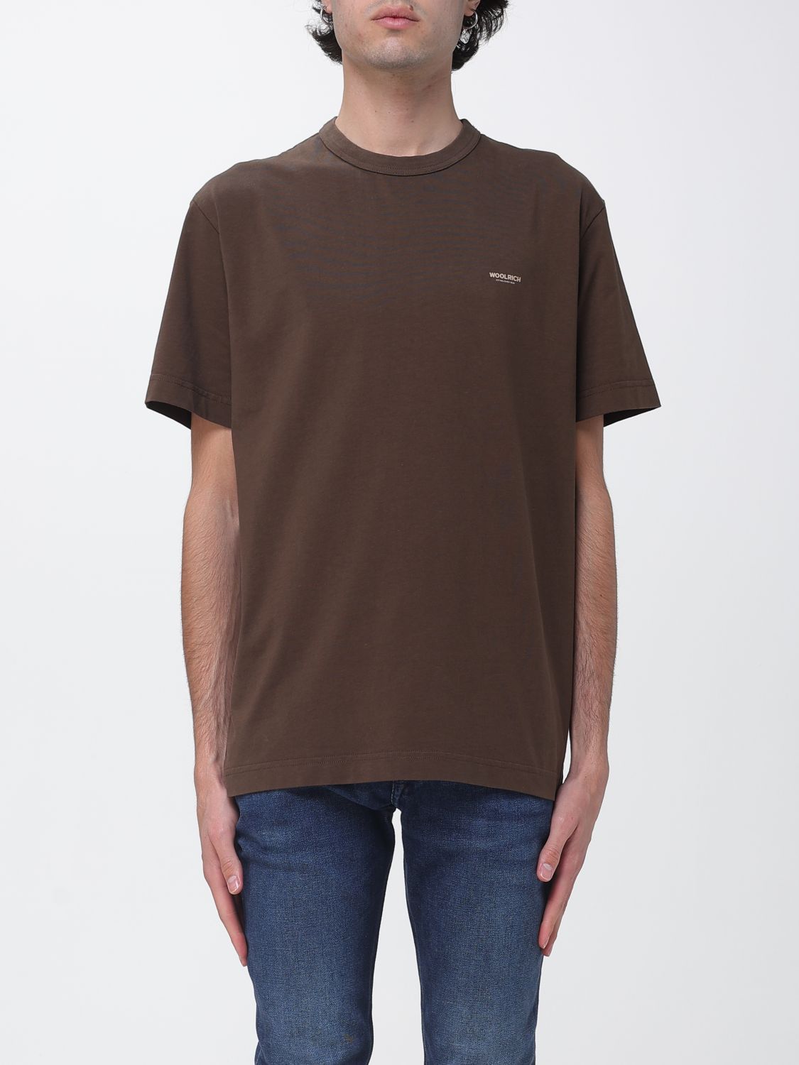 WOOLRICH T-Shirt Men color Charcoal