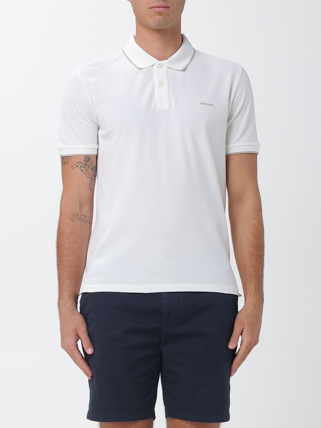 WOOLRICH Polo Herren Farbe Weiß