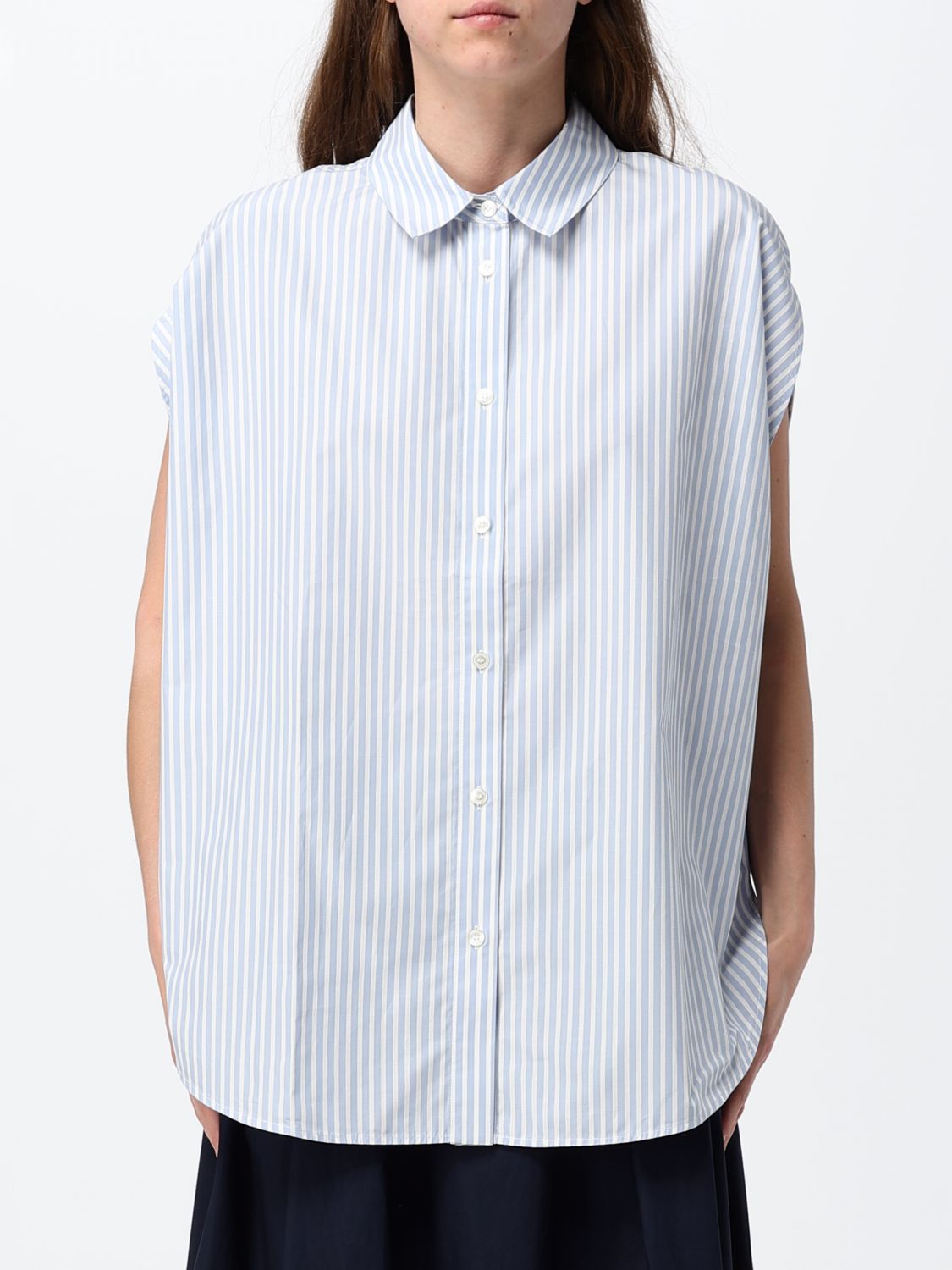 WOOLRICH Shirt Woman color Gnawed Blue