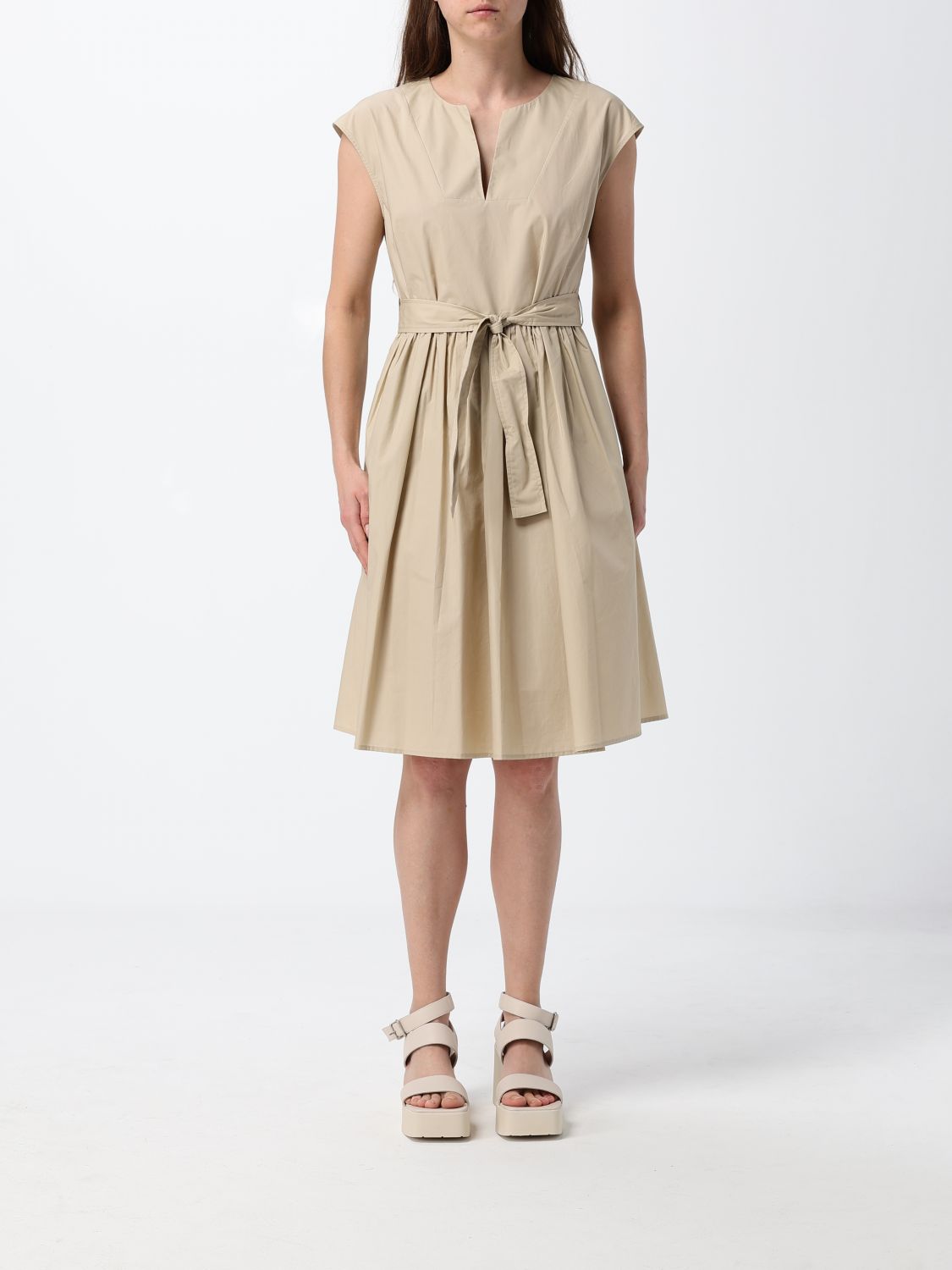 WOOLRICH Dress Woman color Beige