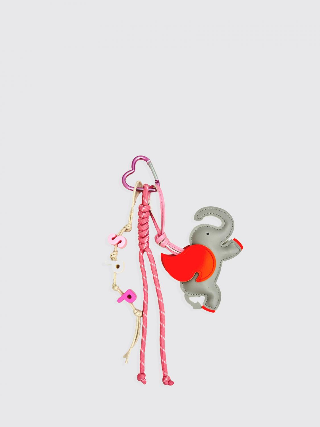 Secret Pon-Pon Key Chain Woman color Pink