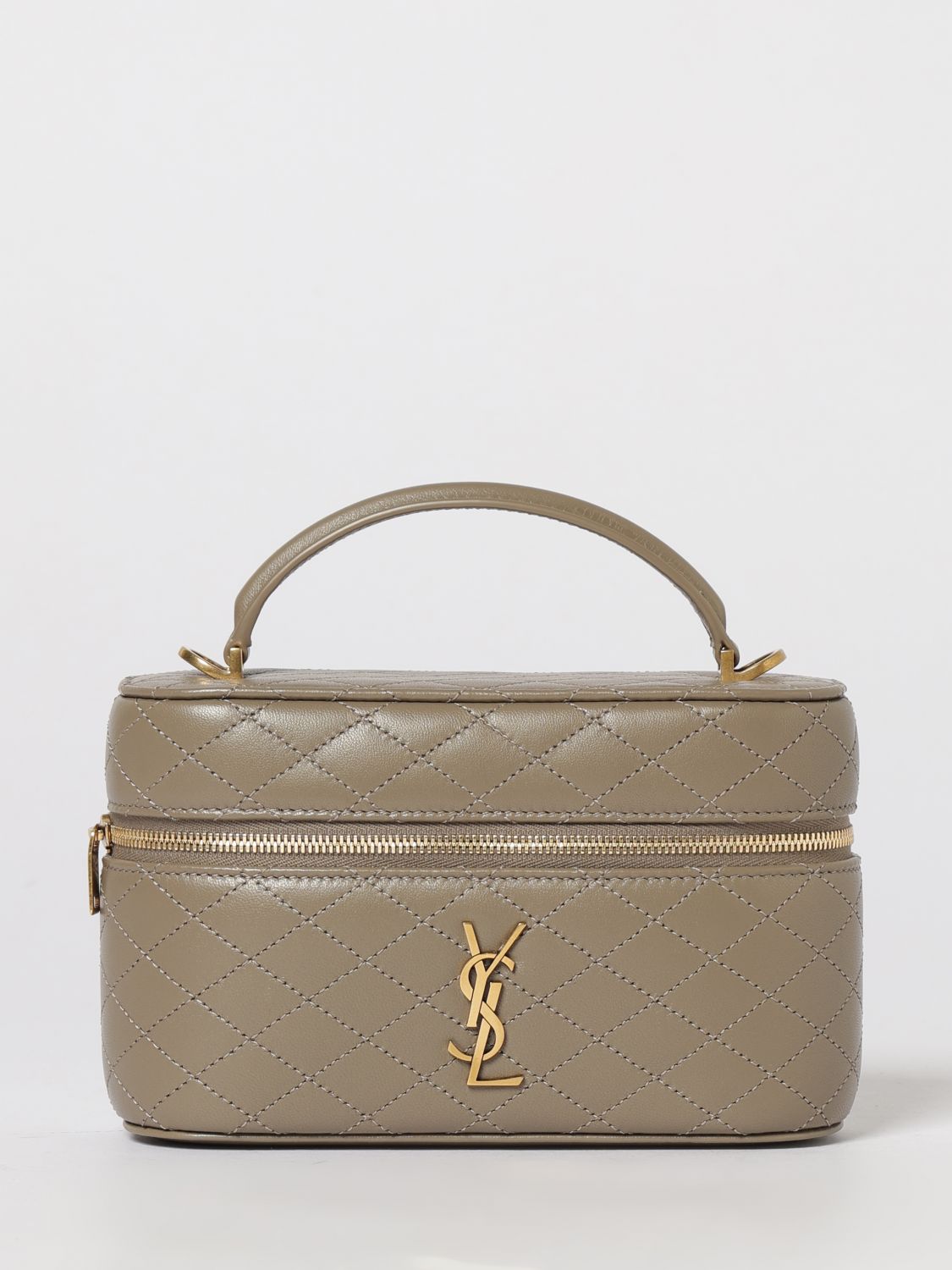 SAINT LAURENT Borsa Vanity Gaby in nappa matelassè
