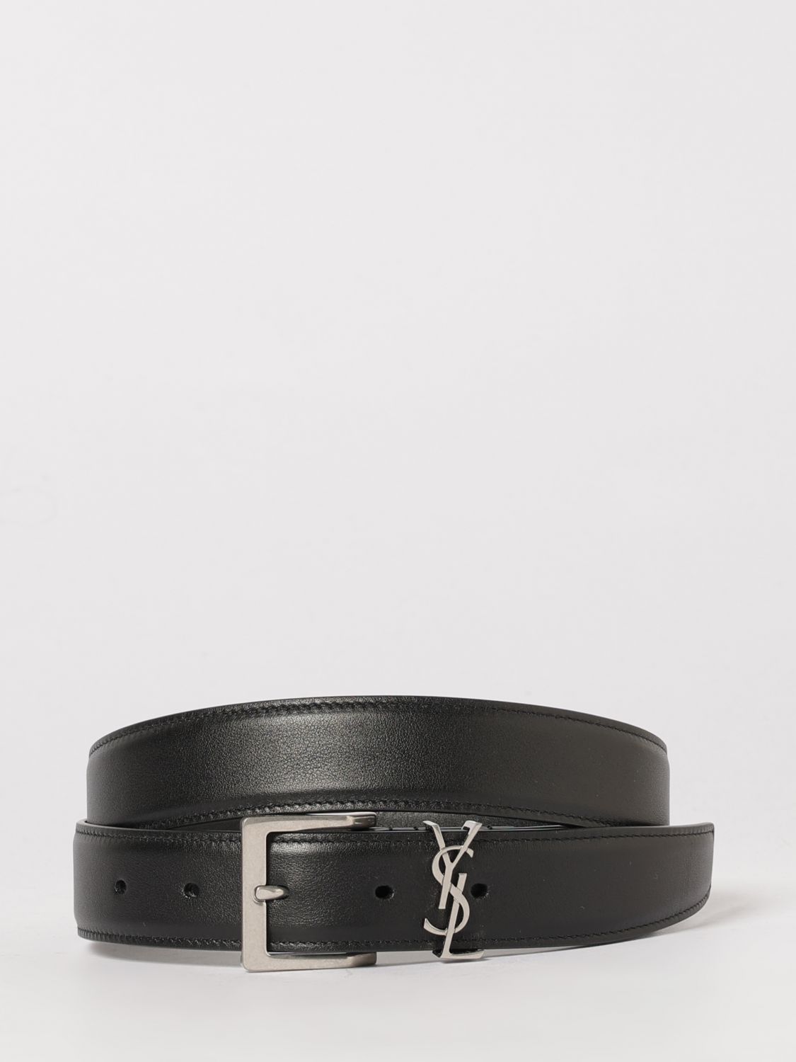 SAINT LAURENT Cintura in pelle di vitello