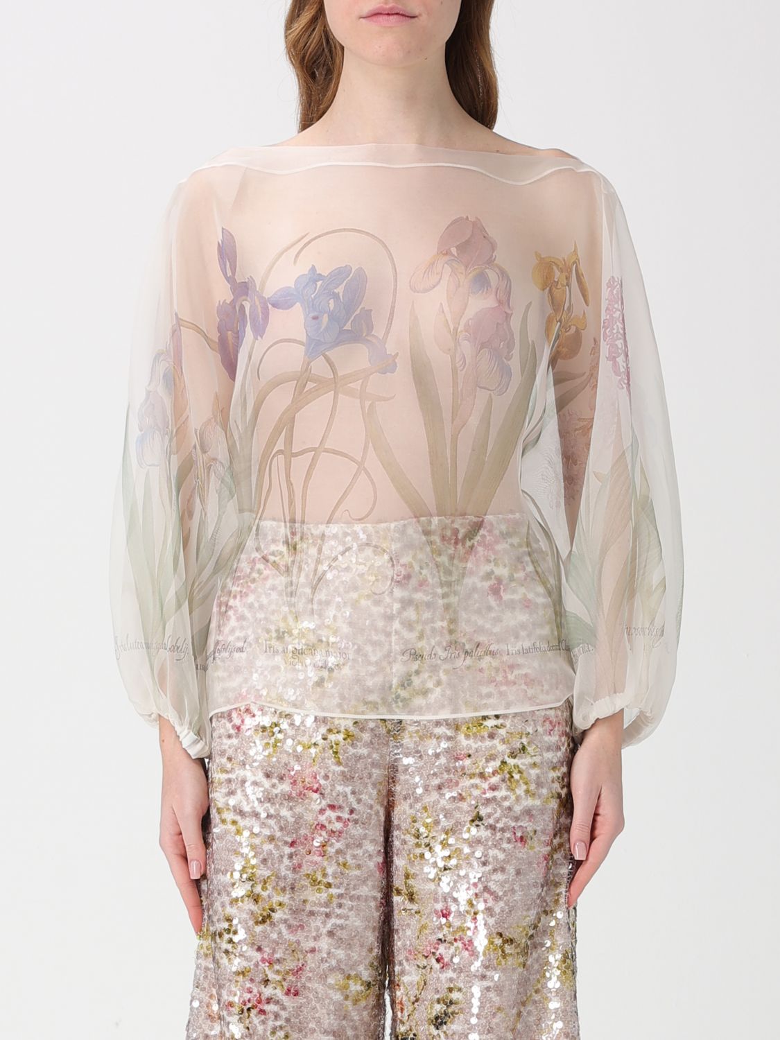 ALBERTA FERRETTI Top Damen Farbe Puder