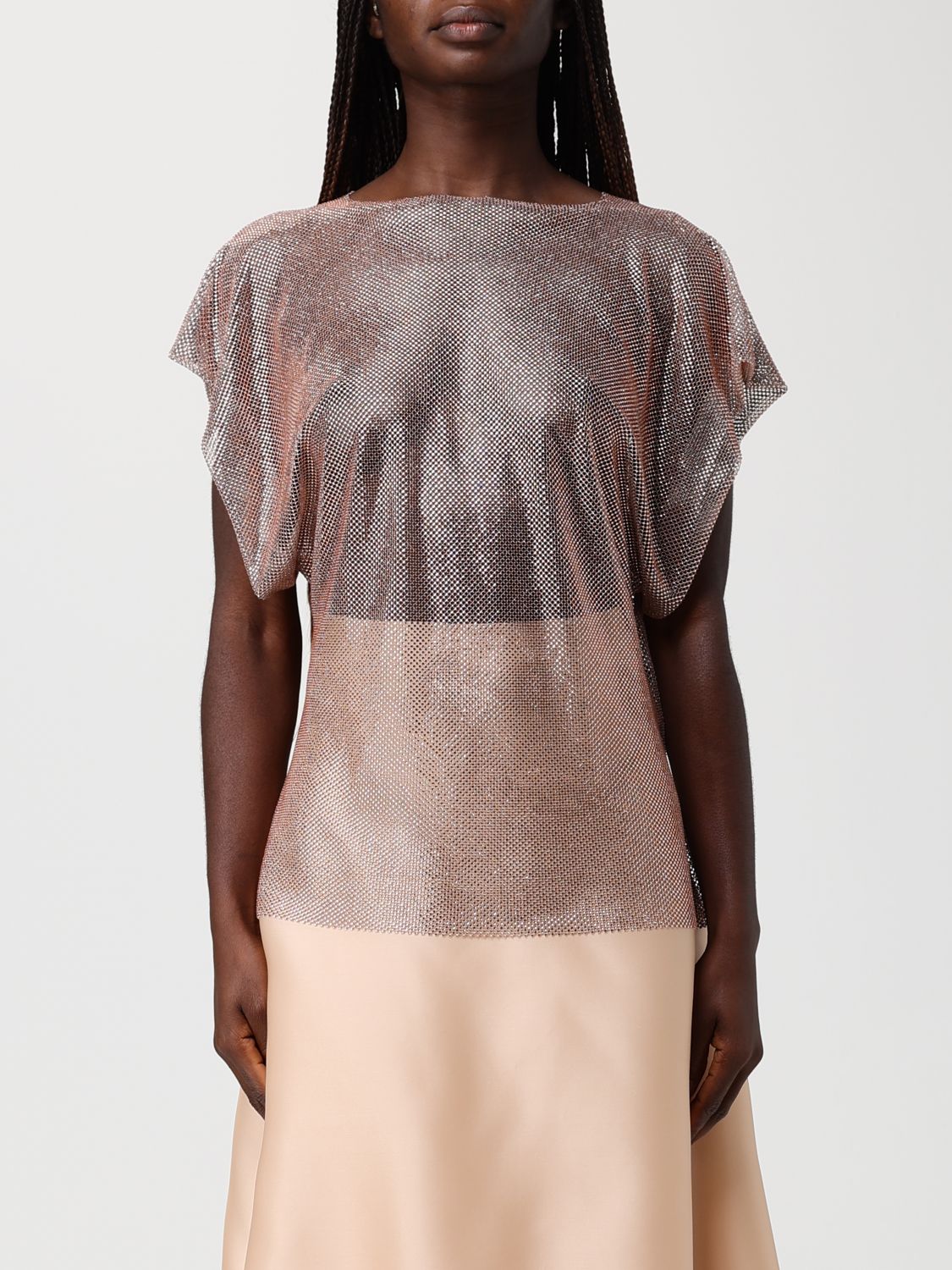 ALBERTA FERRETTI Top Damen Farbe Puder