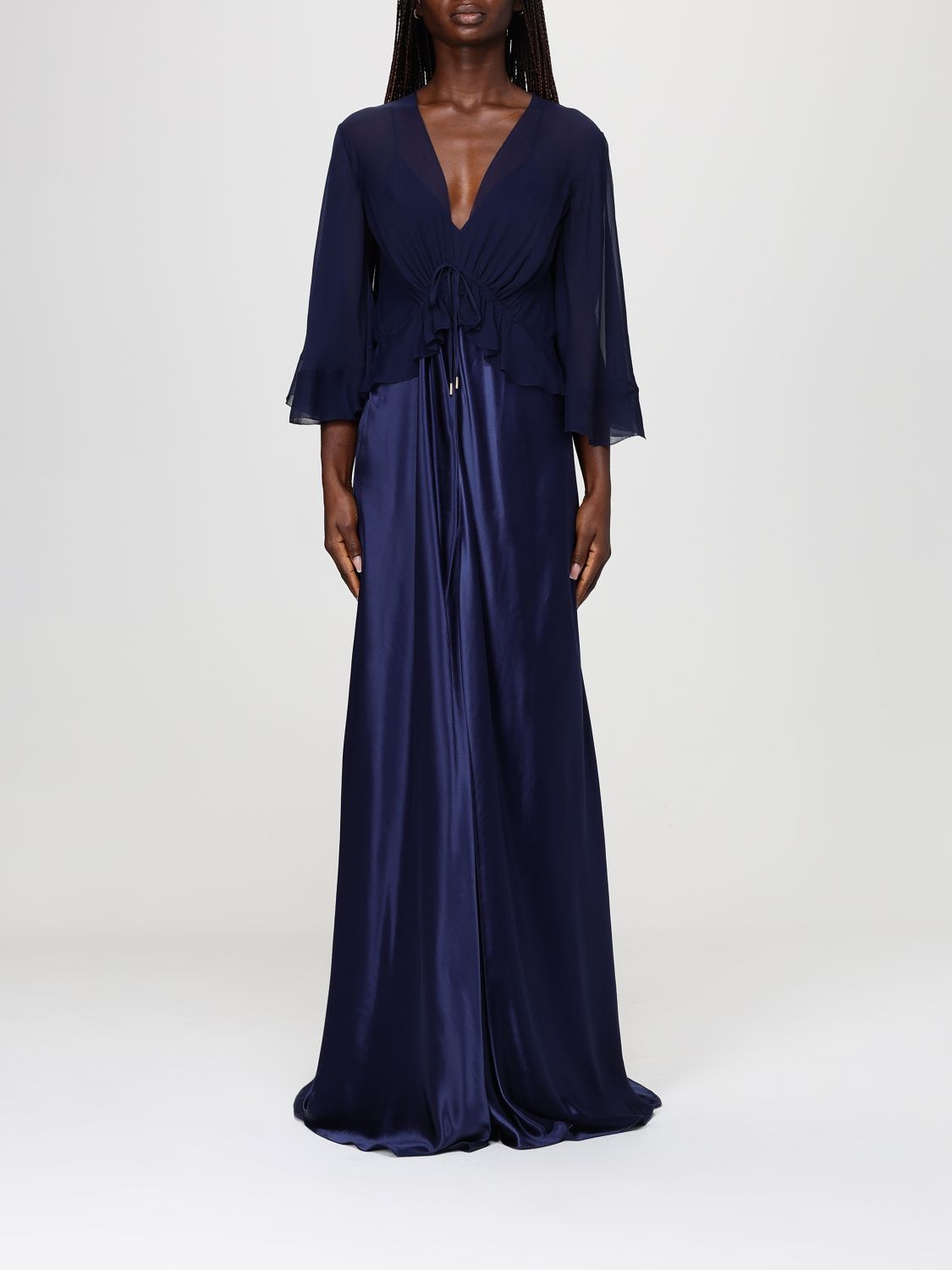 ALBERTA FERRETTI Kleid Damen Farbe Blau