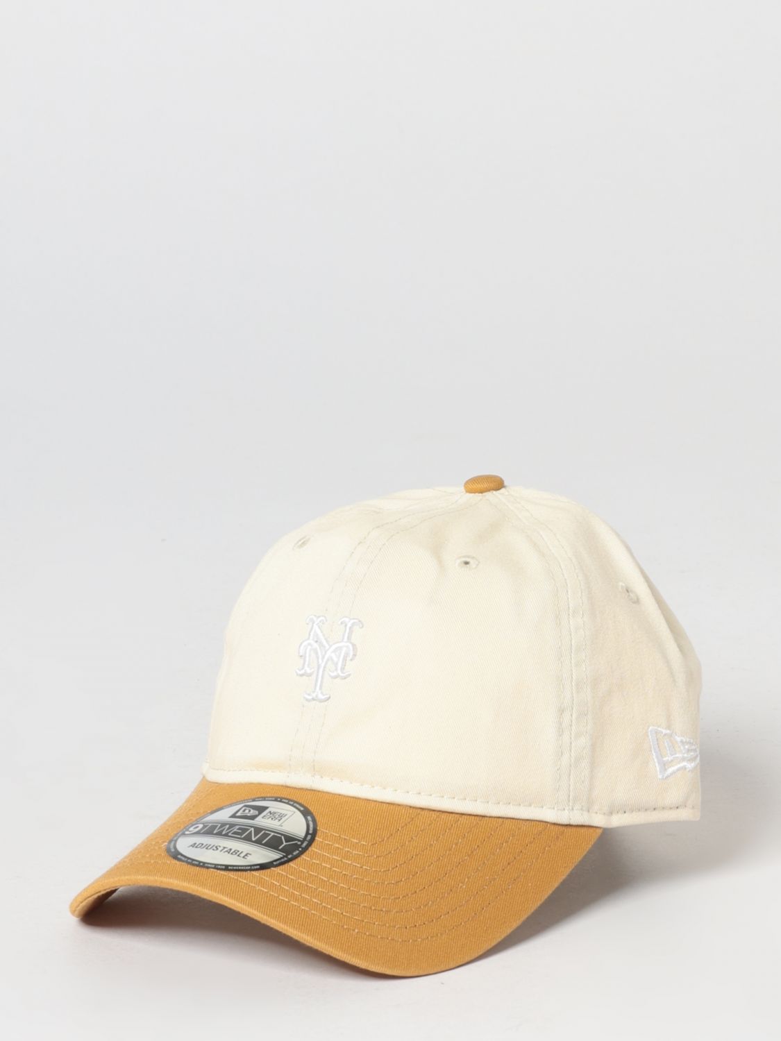 New Era Hat Men color Beige