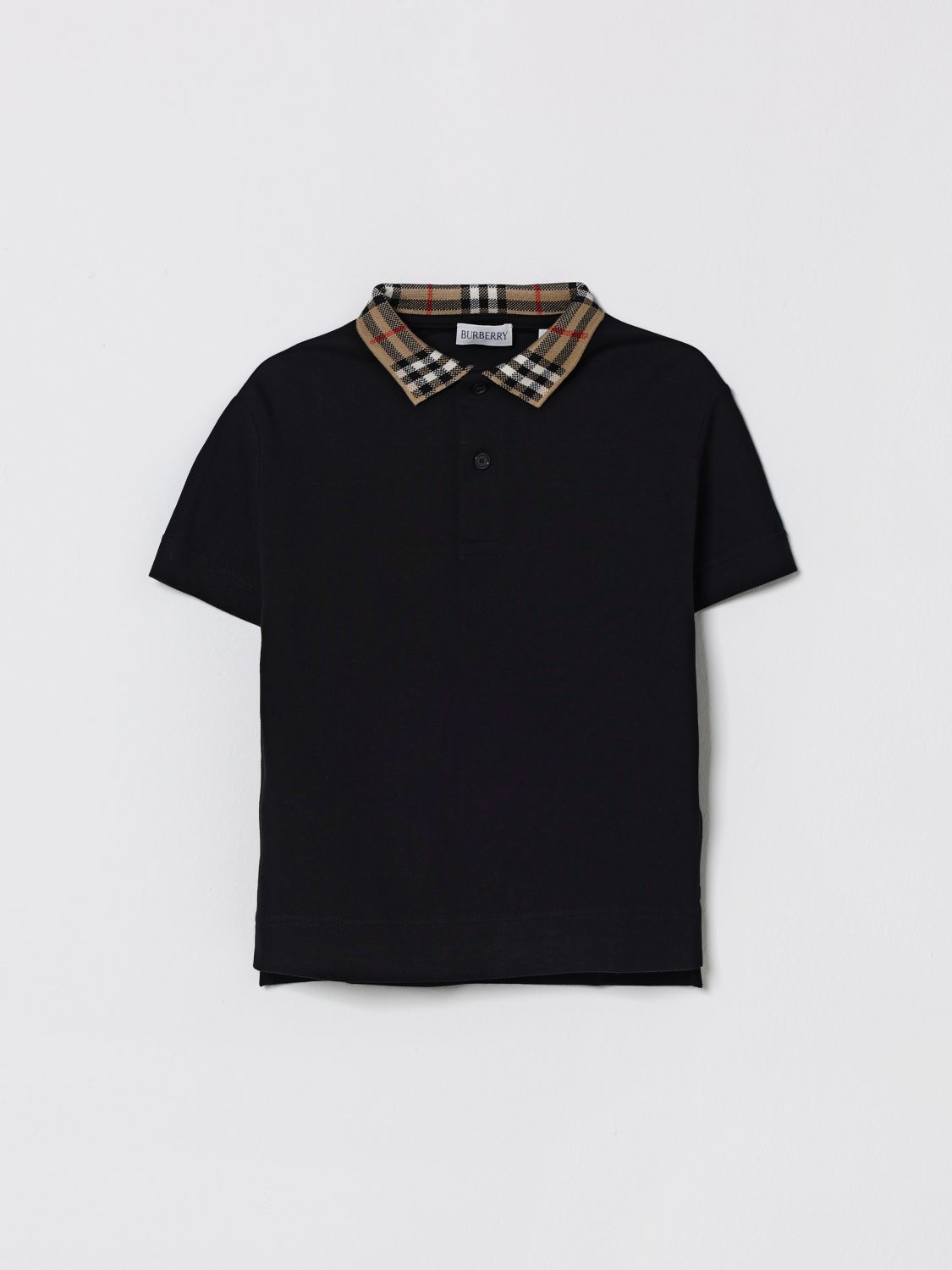 Polo Shirt BURBERRY Kids color Black
