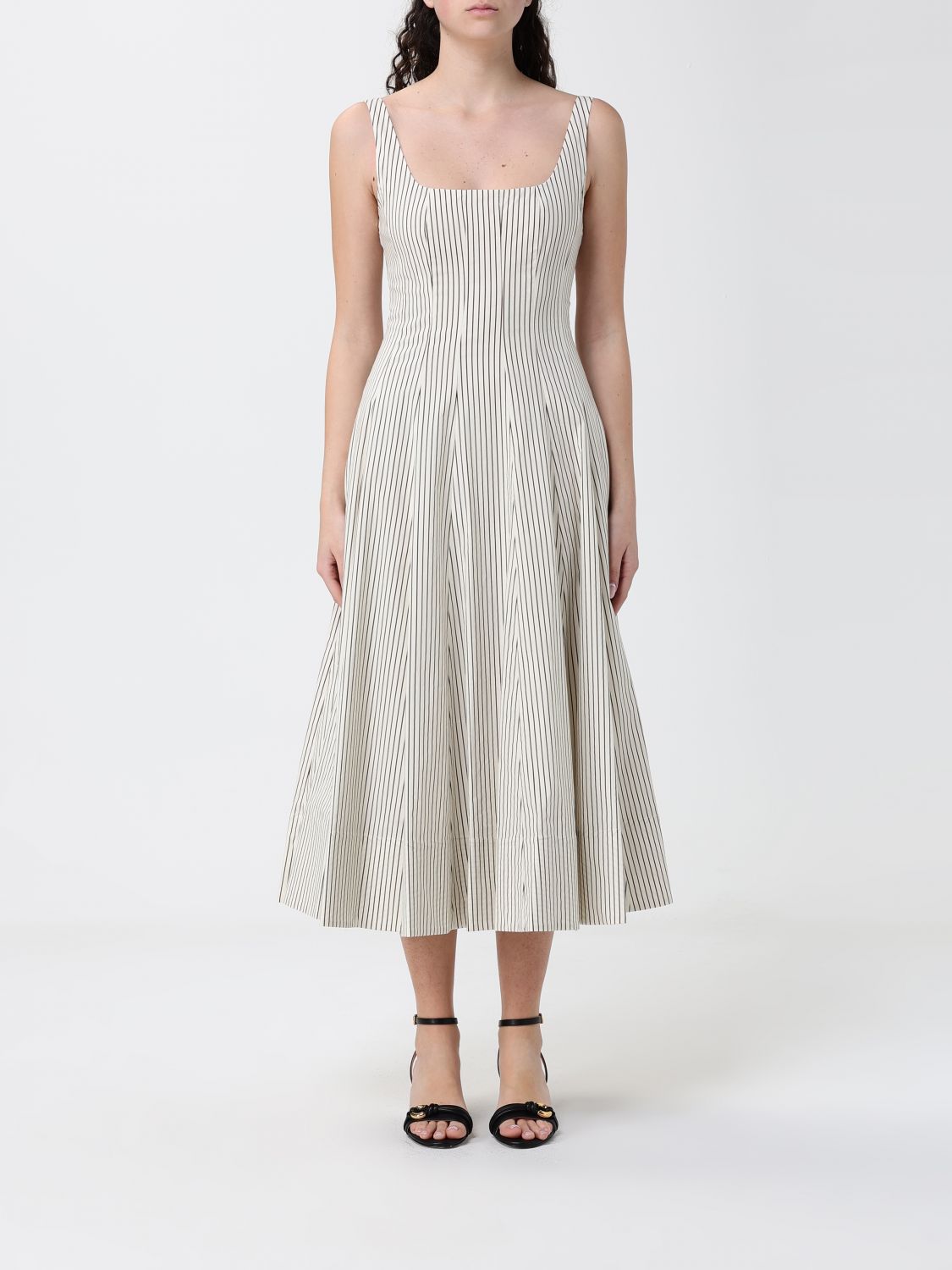 STAUD Dress Woman color Ivory