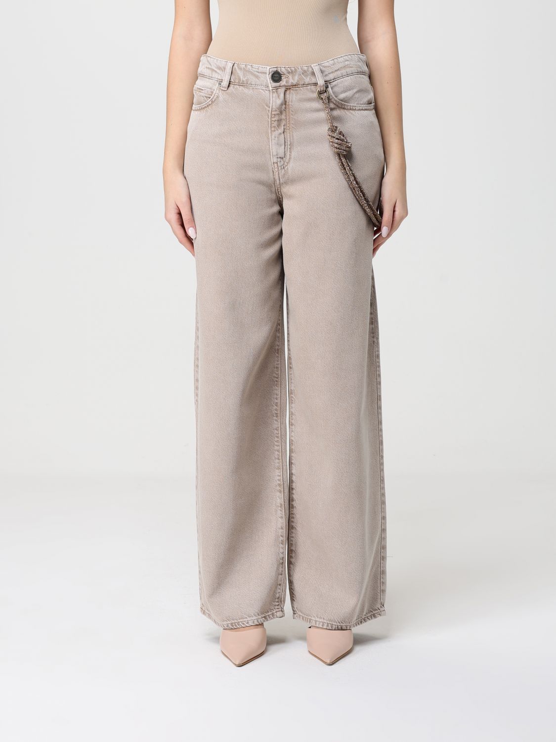 PINKO Jeans Damen Farbe Beige
