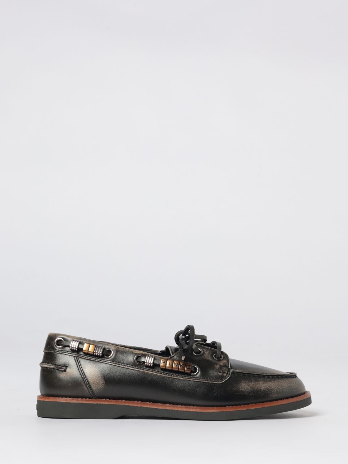 Mocassino da barca Grace 01 Pinko in pelle