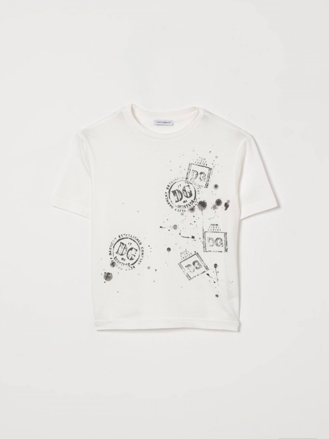 DOLCE & GABBANA T-Shirt Kinder Farbe Weiß