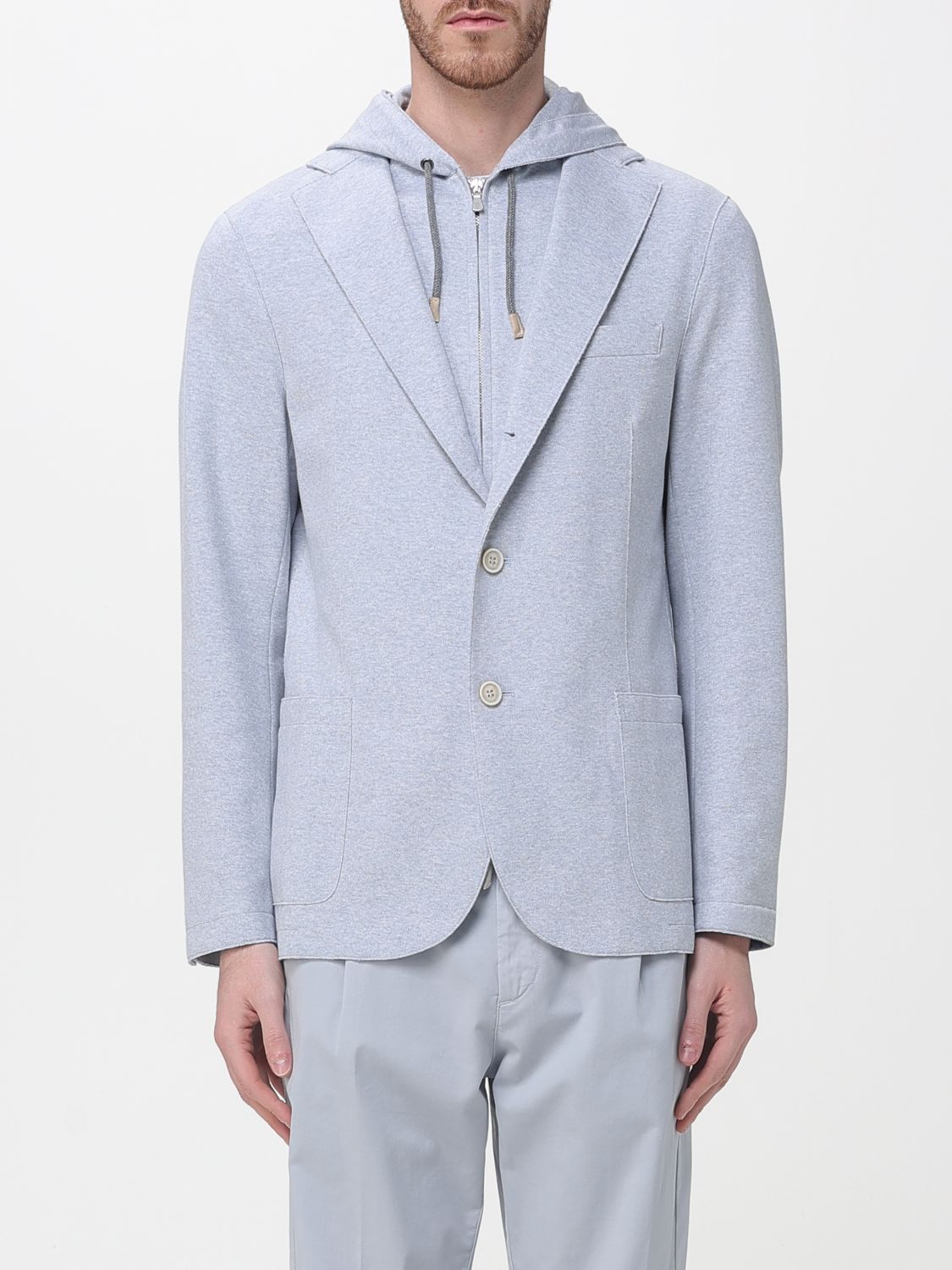 Eleventy Herrenjacke Hellblau 54 3