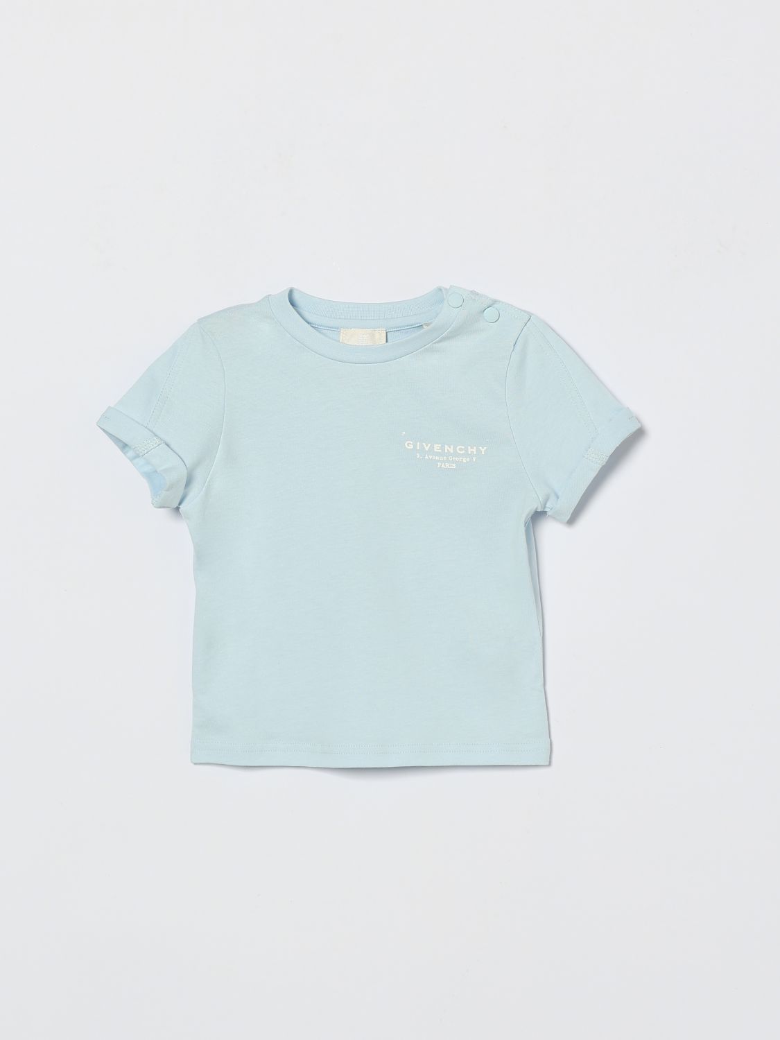 GIVENCHY T-Shirt Kids color Sky Blue　GIVENCHY Tシャツ キッズカラー スカイブルー GIVENCHY