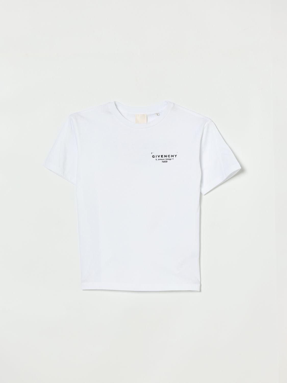 GIVENCHY T-Shirt Kids color White　GIVENCHY Tシャツ キッズカラー ホワイト GIVENCHY