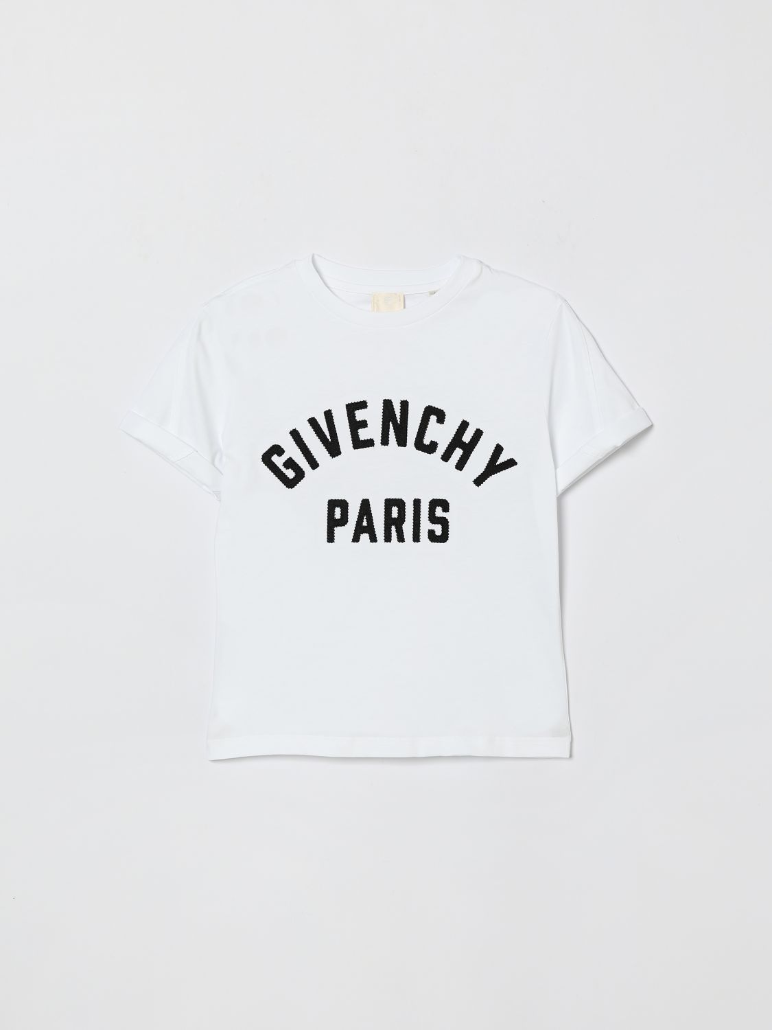 GIVENCHY T-Shirt Kids color White　GIVENCHY Tシャツ キッズカラー ホワイト GIVENCHY