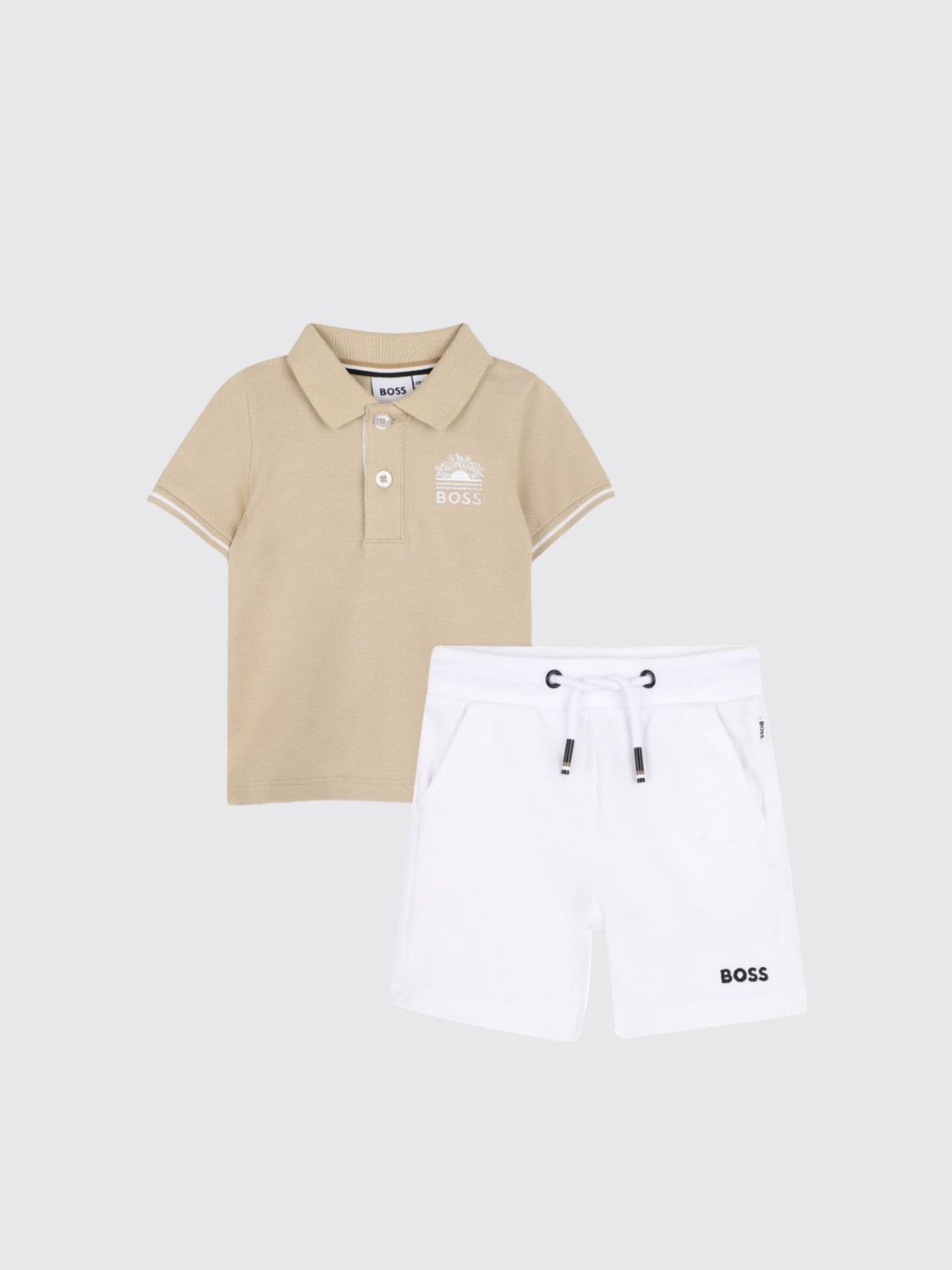 BOSS Completo Bambino colore Beige