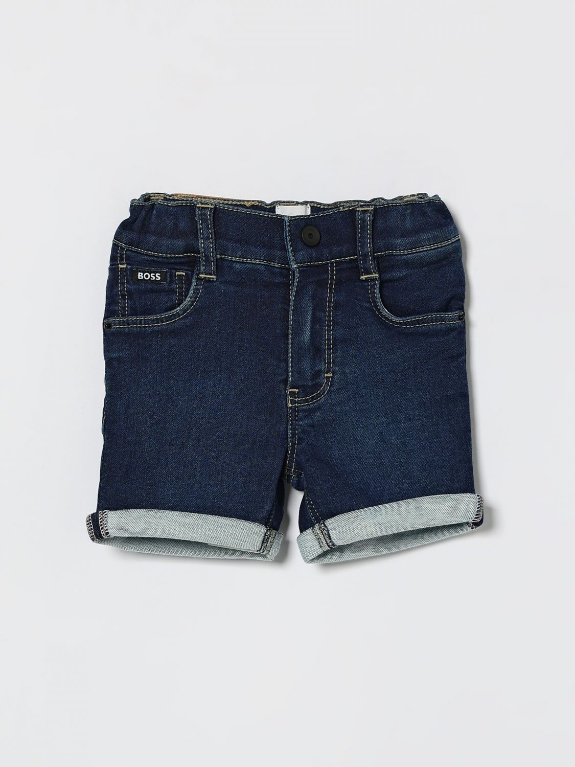 BOSS Kurze Hose Kinder Farbe Denim