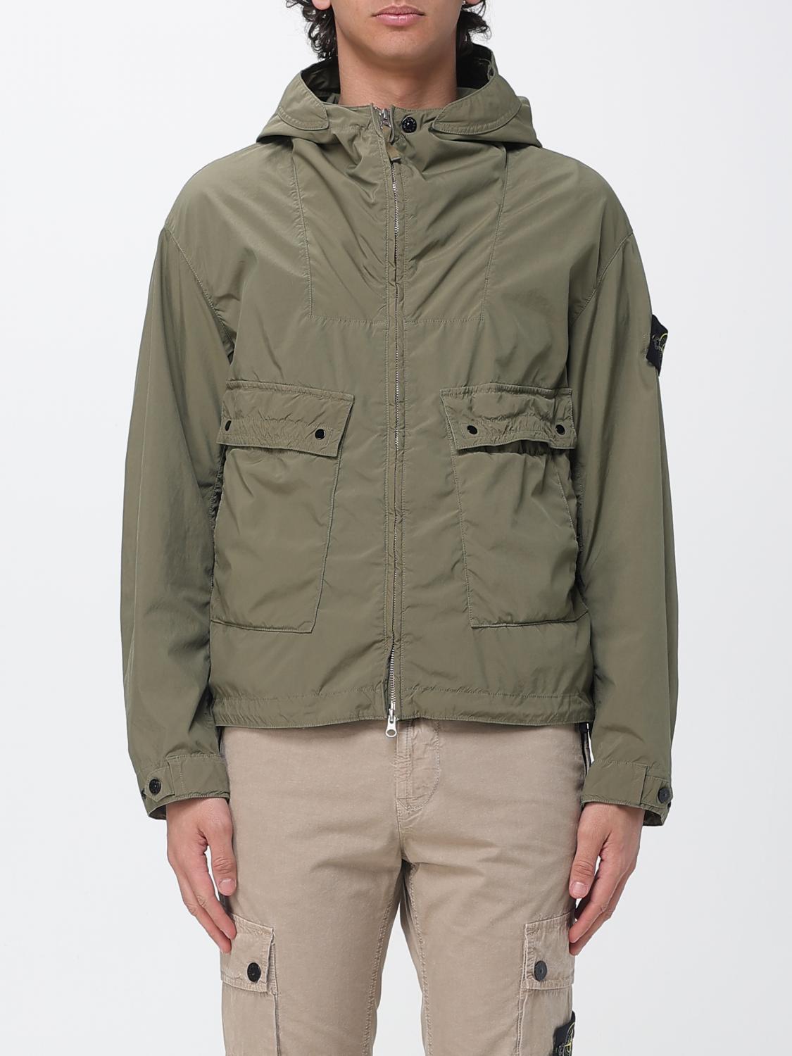 STONE ISLAND Mantel Herren Farbe Grün