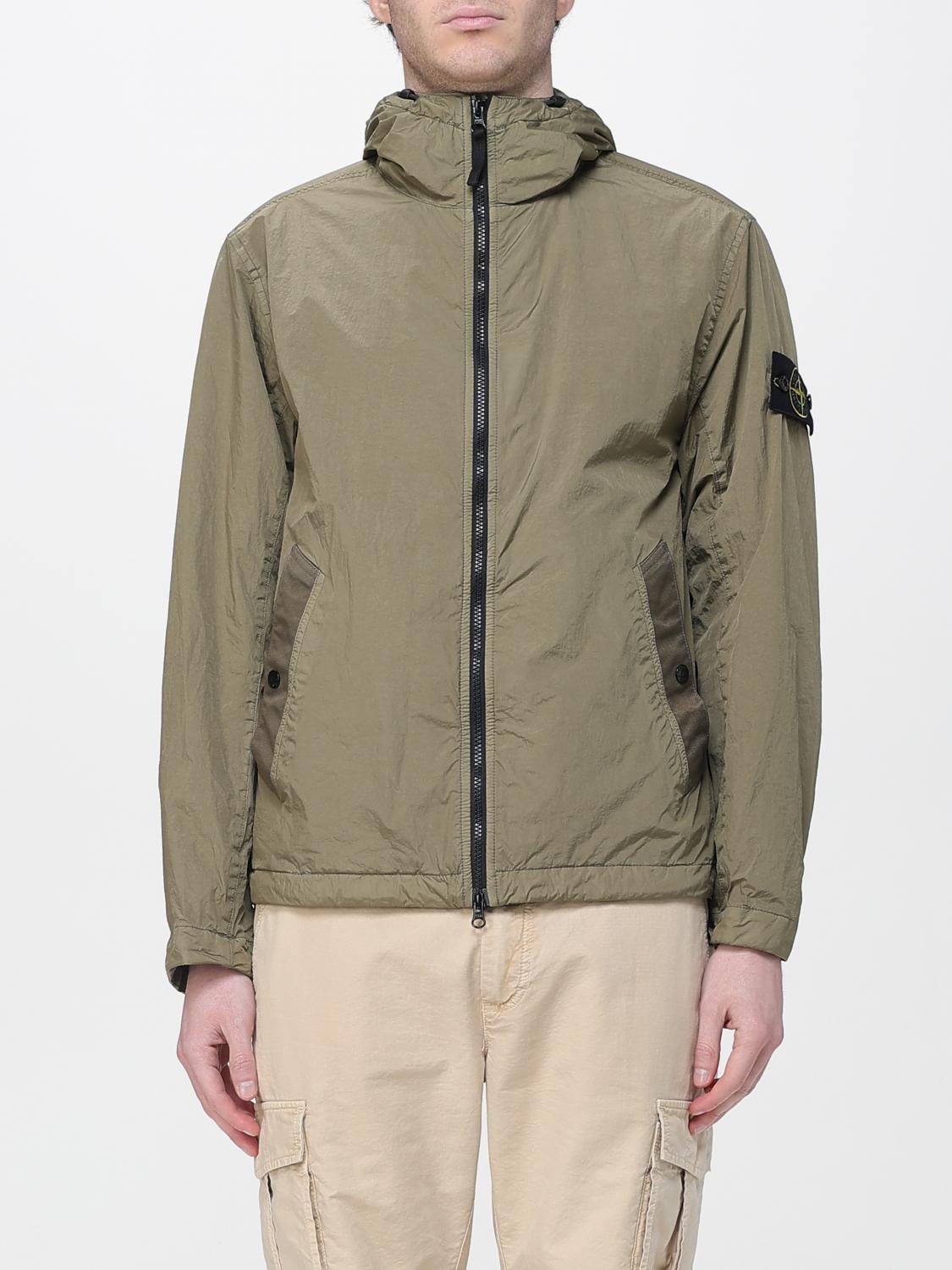 STONE ISLAND Jacket Men color Green STONE