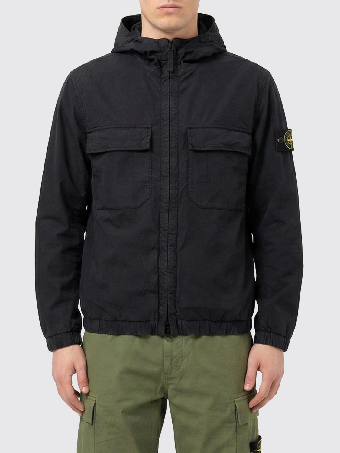 STONE ISLAND Jacke Herren Farbe Schwarz