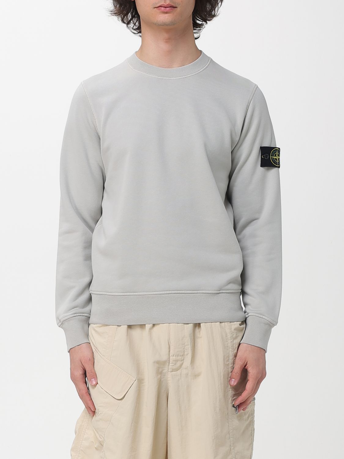STONE ISLAND Sweatshirt Herren Farbe Grau