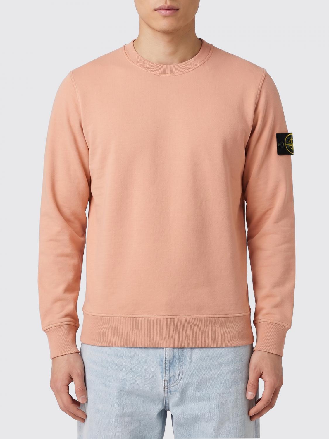 STONE ISLAND Sweatshirt Men color Nude　STONE ISLAND スウェットシャツ メンズ カラー ヌード STONE