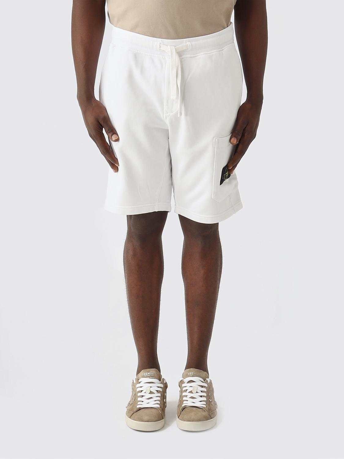 STONE ISLAND Shorts Herren Farbe Weiß