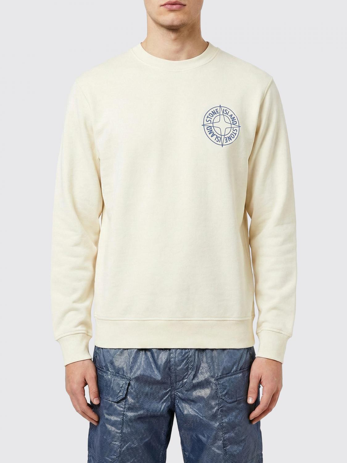 STONE ISLAND Sweatshirt Herren Farbe Ivory