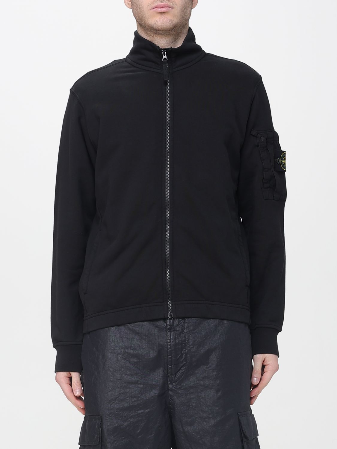 STONE ISLAND Sweatshirt Herren Farbe Schwarz
