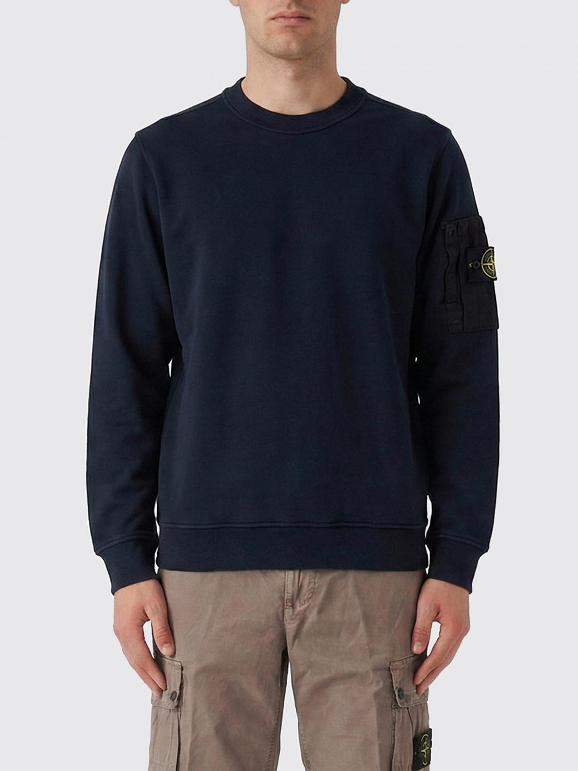 STONE ISLAND Sweatshirt Herren Farbe Blau