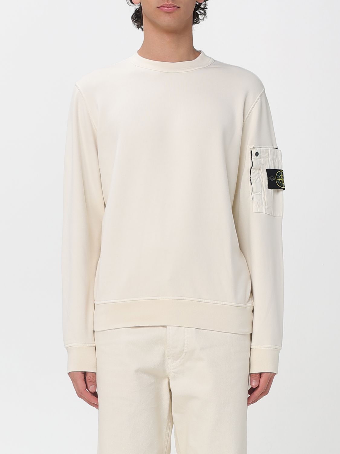 Stone Island Sweatshirt Men color Ivory