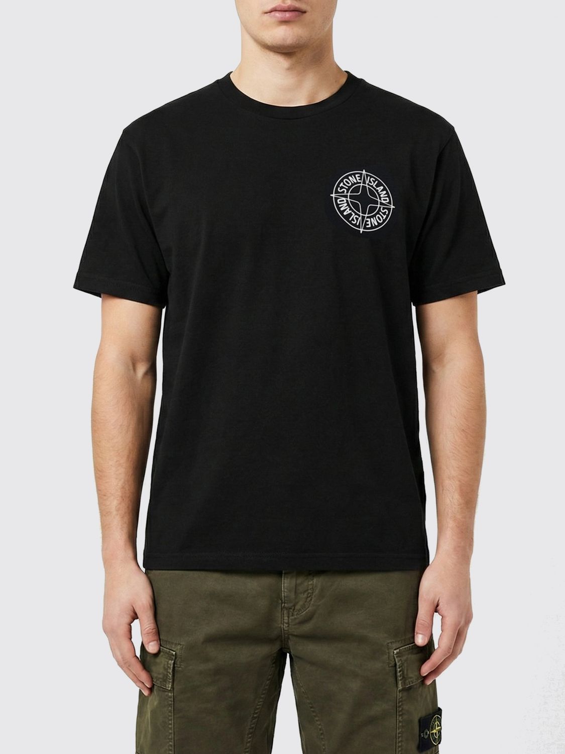 STONE ISLAND T-Shirt Men color Black