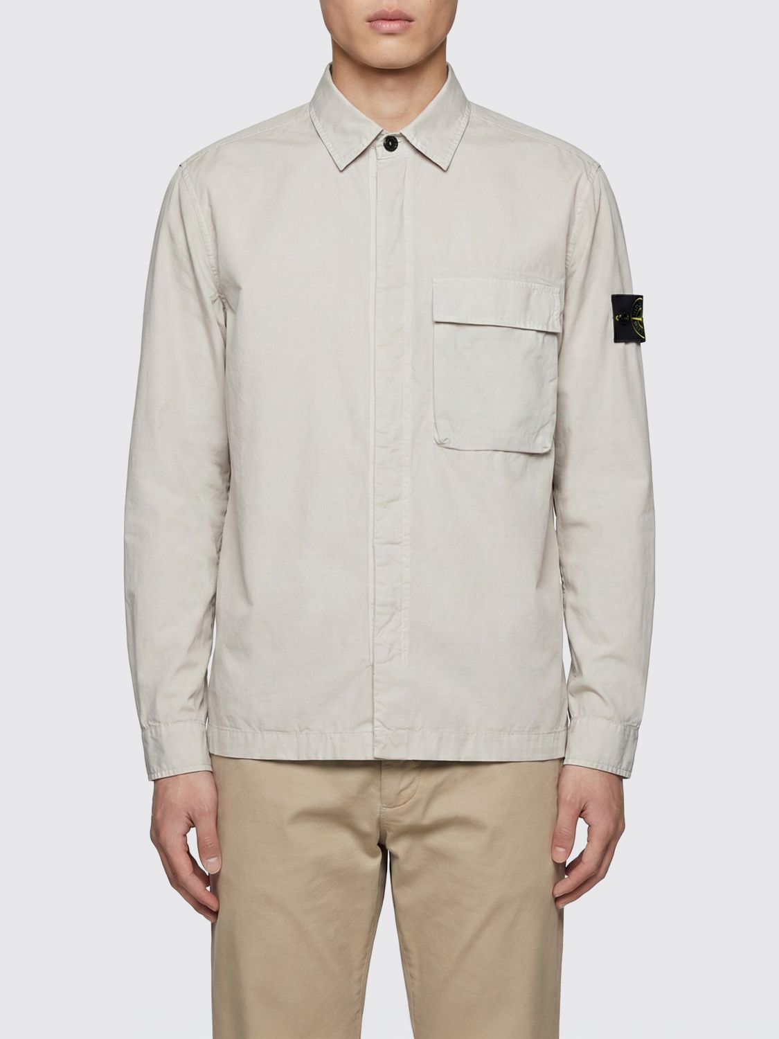 STONE ISLAND Jacke Herren Farbe Grau