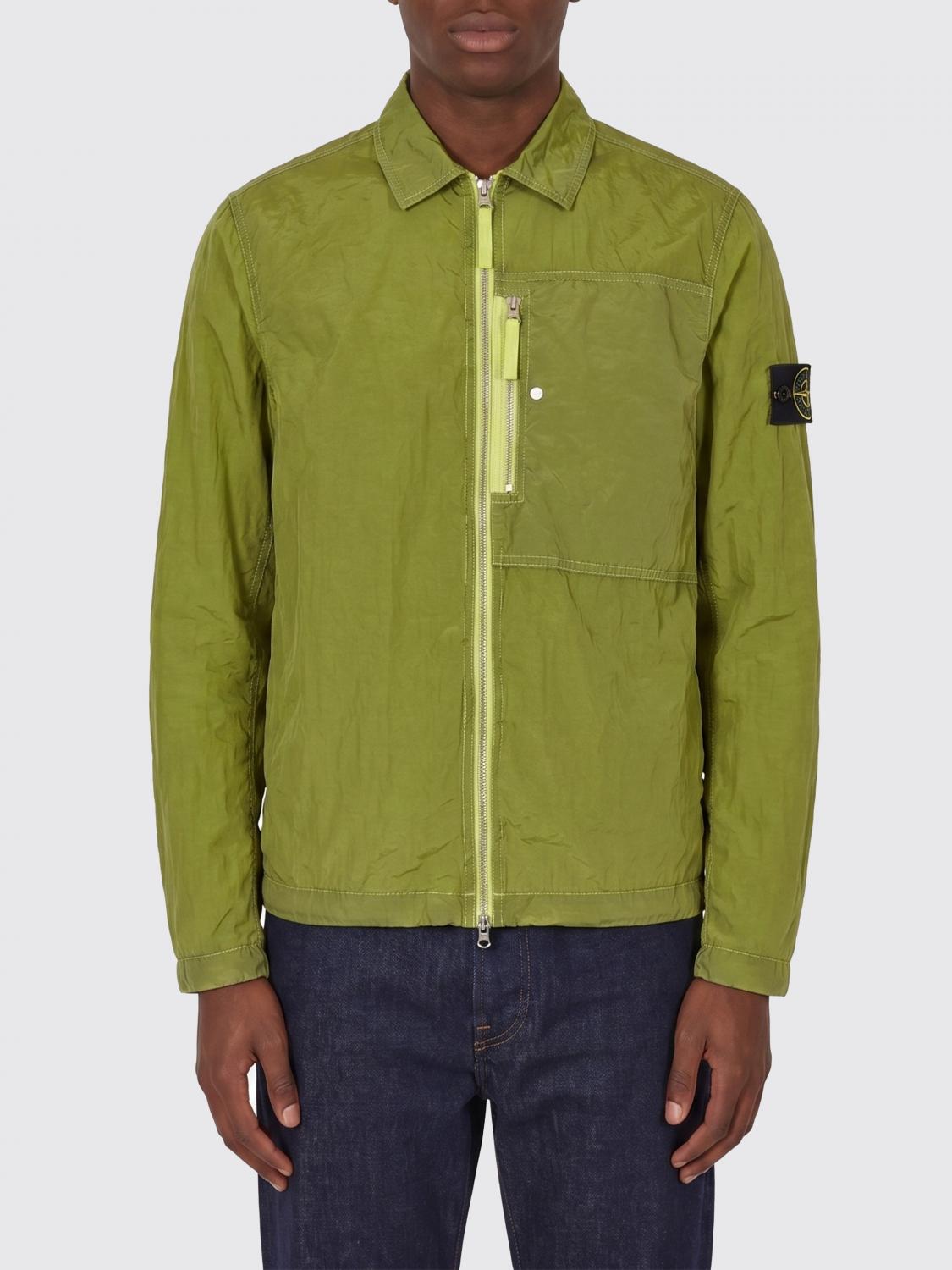 STONE ISLAND Jacke Herren Farbe Grün
