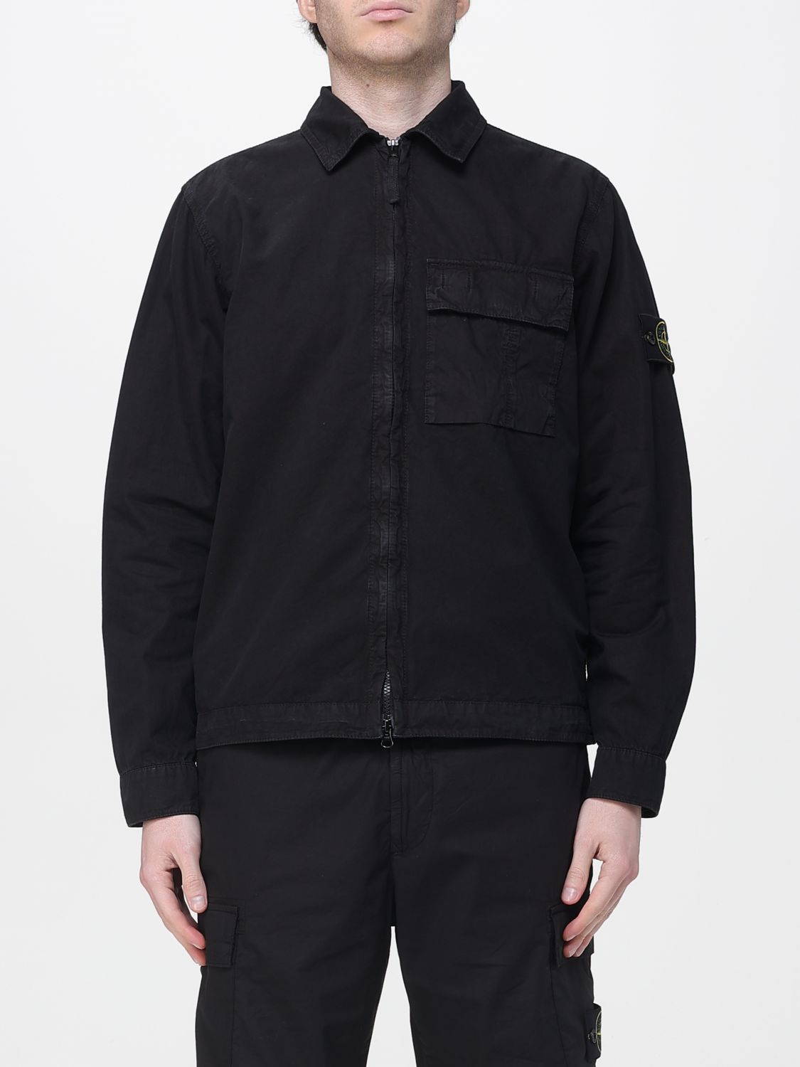 STONE ISLAND Jacket Men color Black　STONE ISLAND ジャケット メンズ カラー ブラック STONE