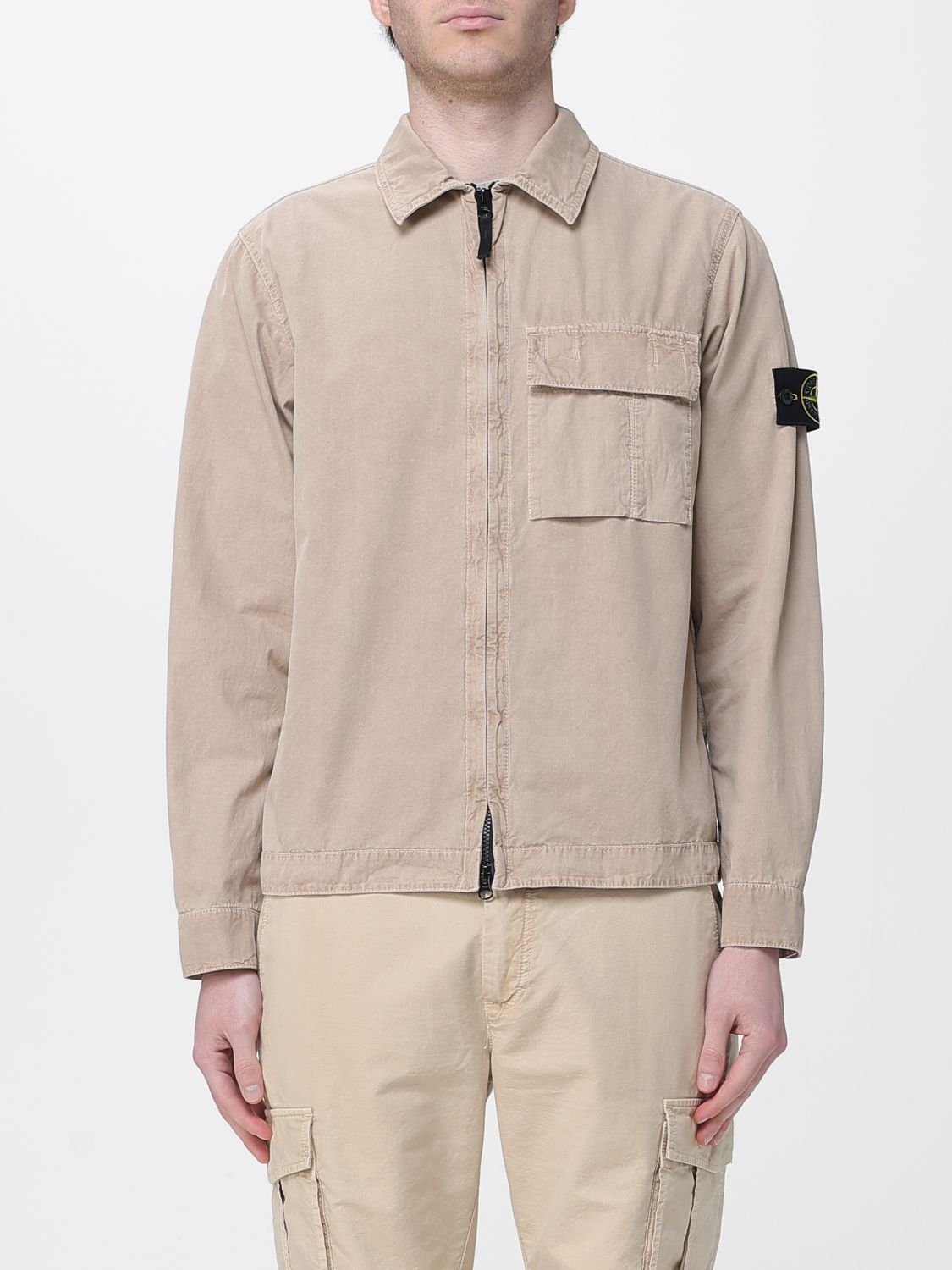STONE ISLAND Jacke Herren Farbe Sand