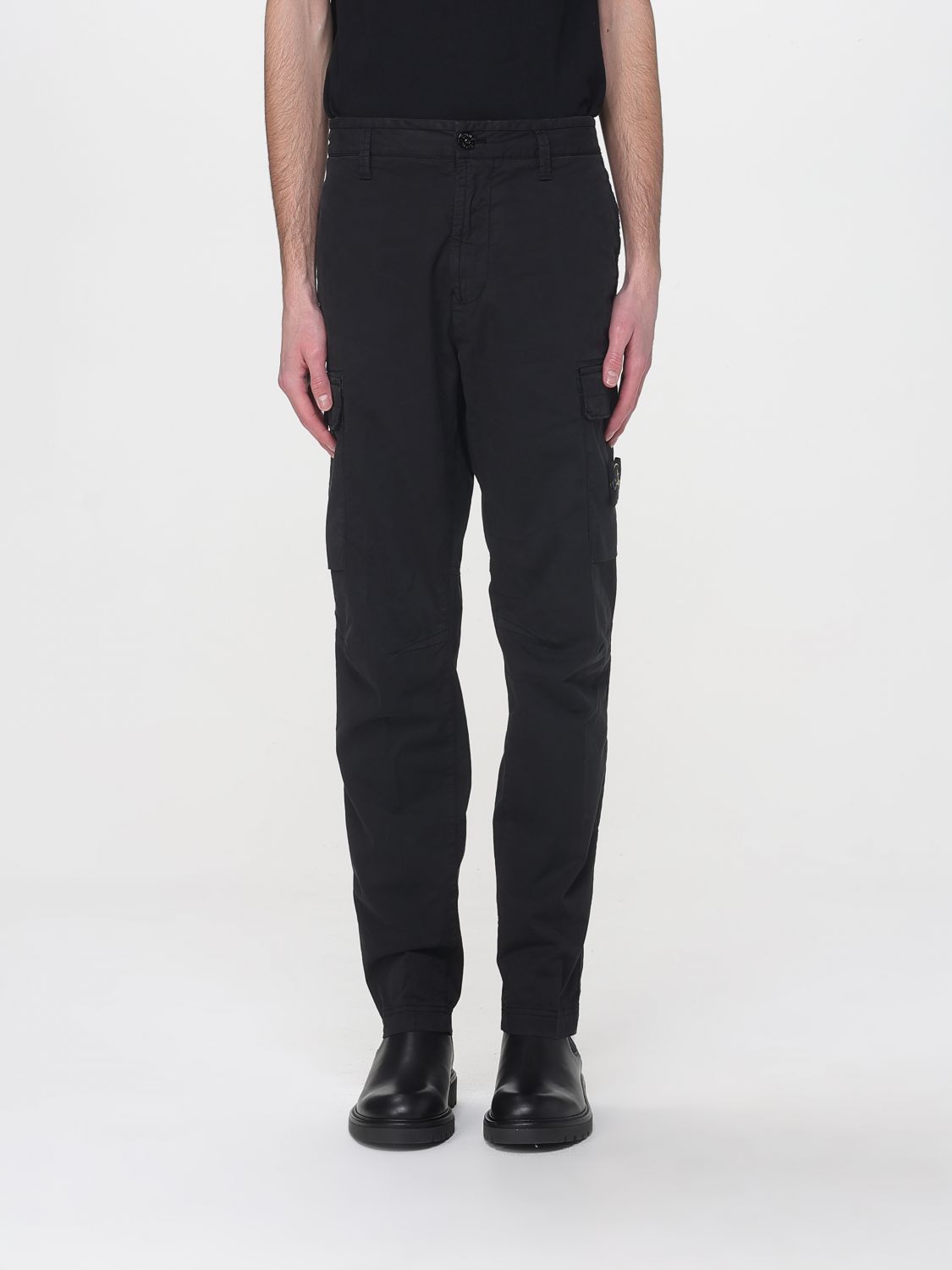 Pants STONE ISLAND Men color Black