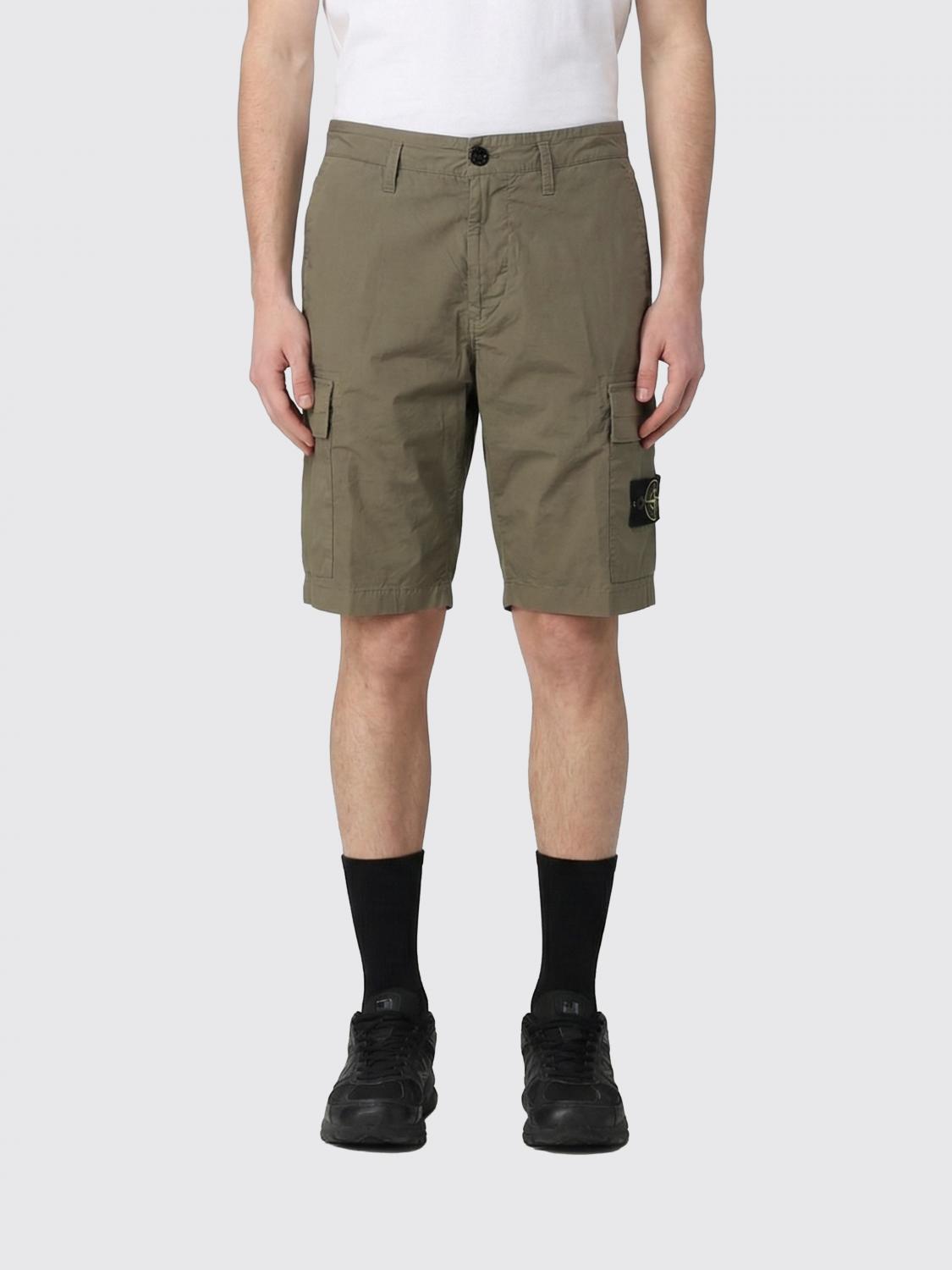 Pantaloncini STONE ISLAND Uomo colore Militare