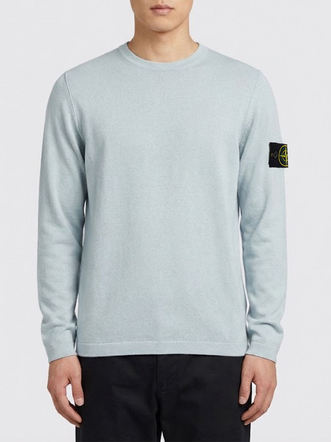 STONE ISLAND Sweater Men color Blue　STONE ISLAND セーター メンズ カラー ブルー STONE
