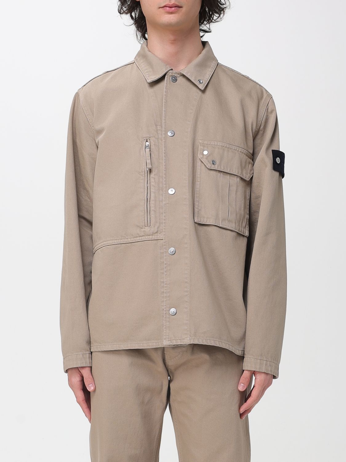 STONE ISLAND Jacke Herren Farbe Sand