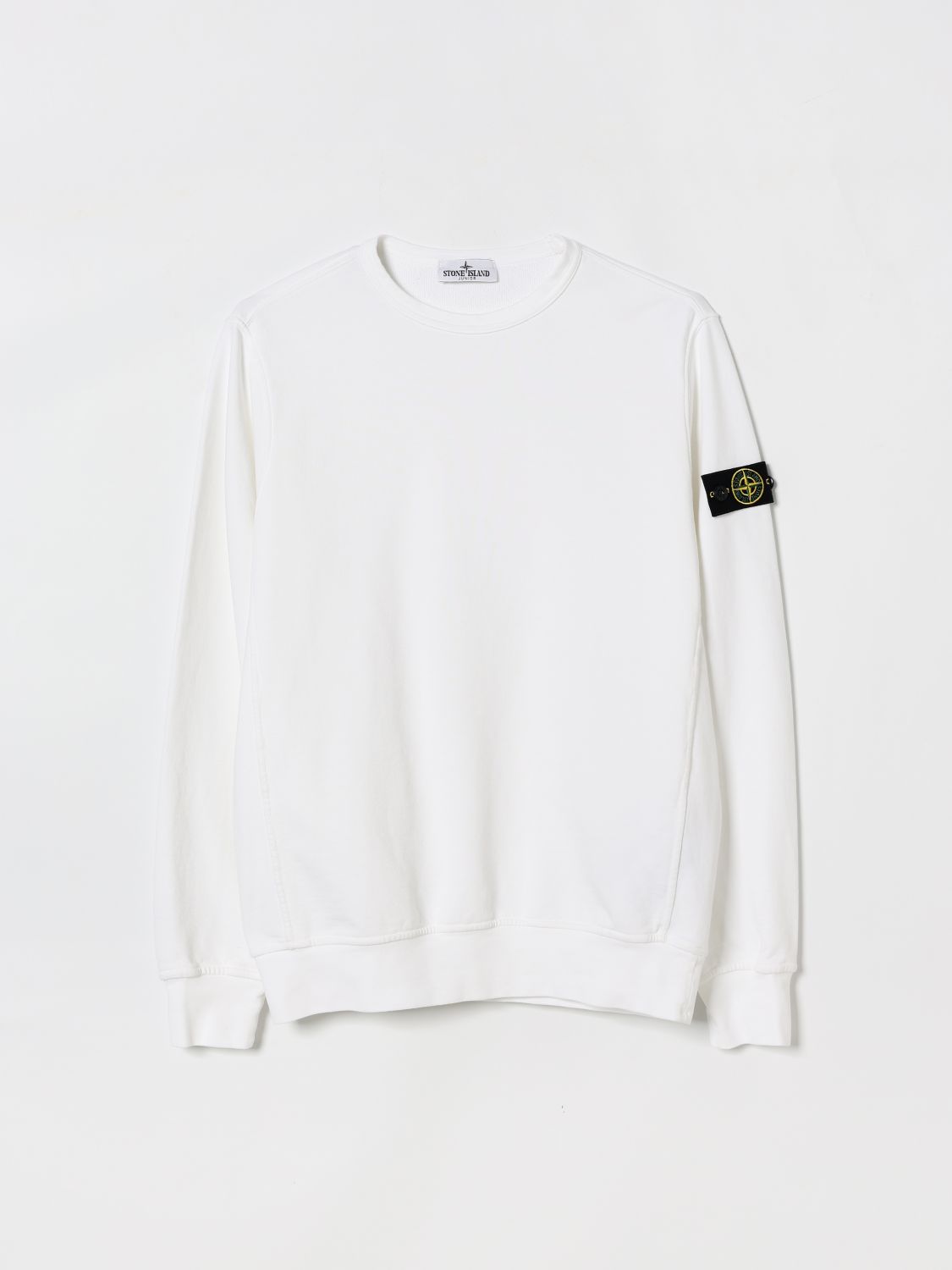 STONE ISLAND JUNIOR Sweater Kids color White　STONE ISLAND JUNIOR セーター キッズカラー ホワイト STONE