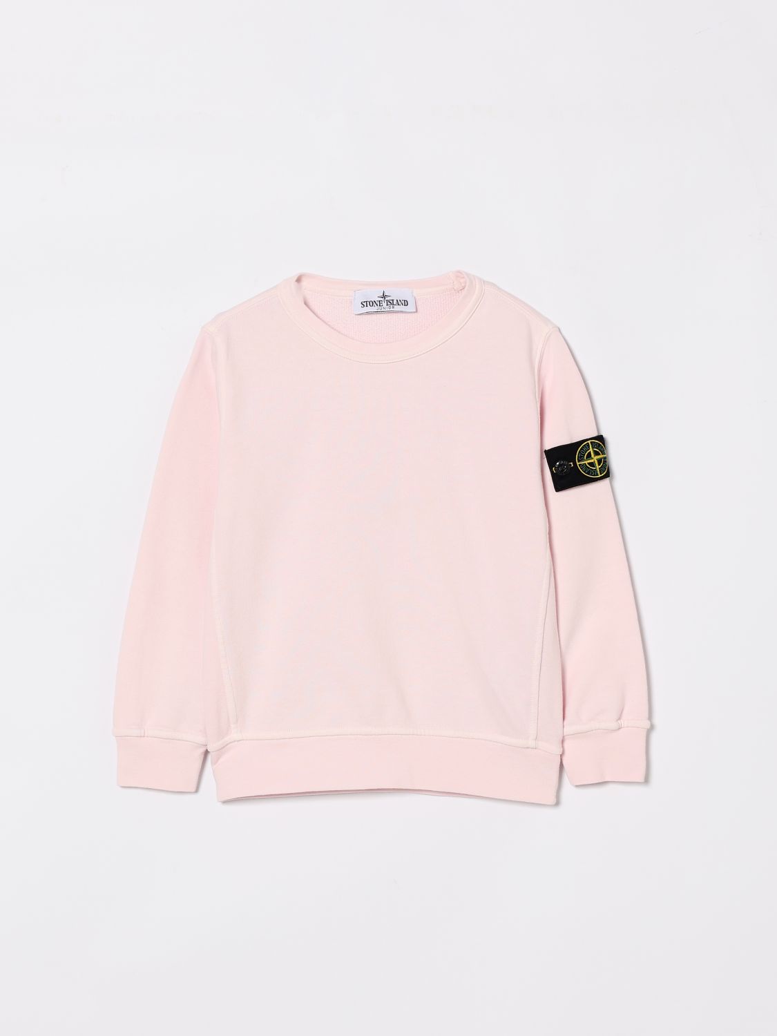 STONE ISLAND JUNIOR Sweater Kids color Baby Pink　STONE ISLAND JUNIOR セーター キッズカラー ベビーピンク STONE