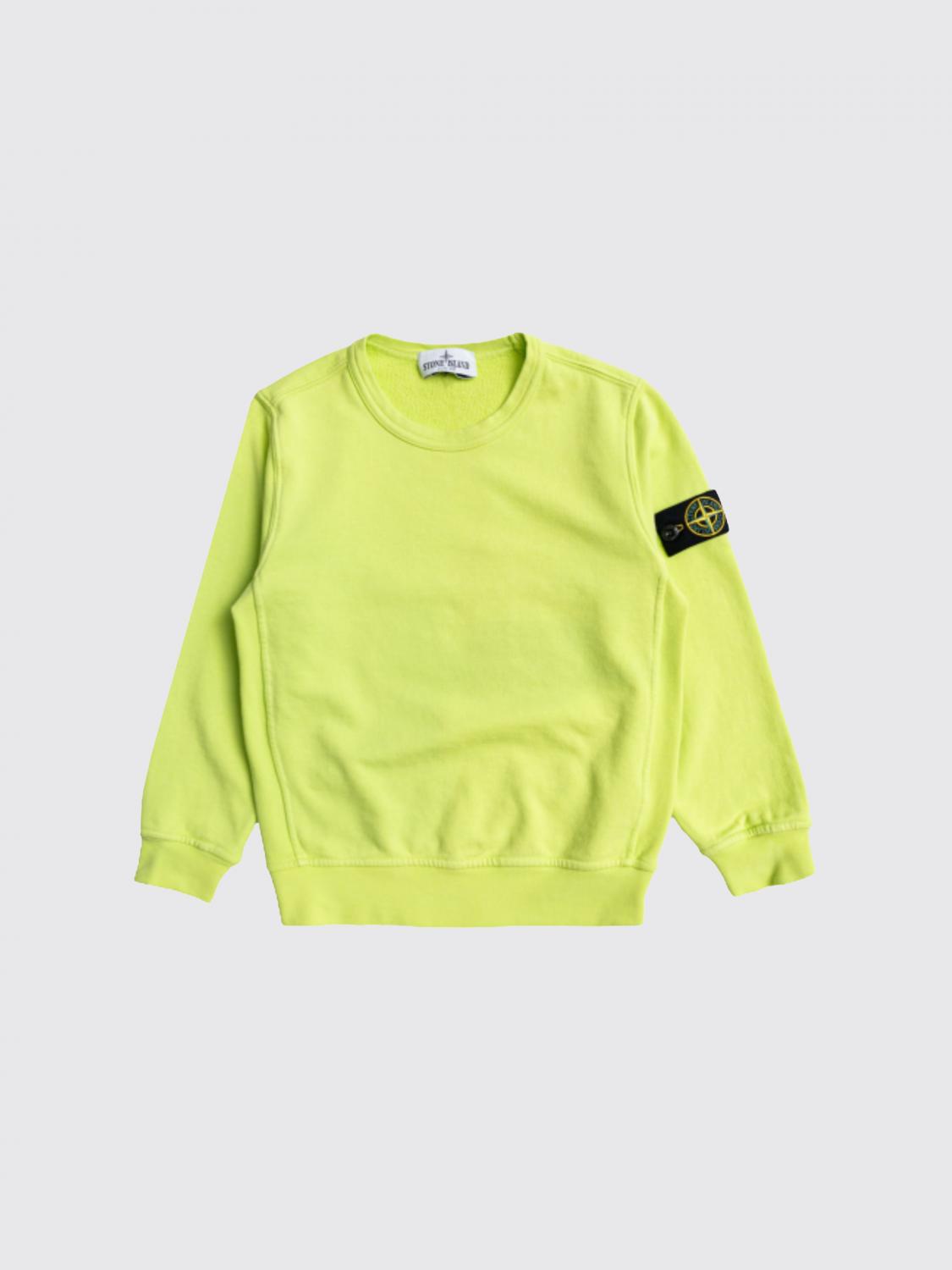 STONE ISLAND JUNIOR Sweater Kids color Lime　STONE ISLAND JUNIOR セーター キッズカラー ライム STONE