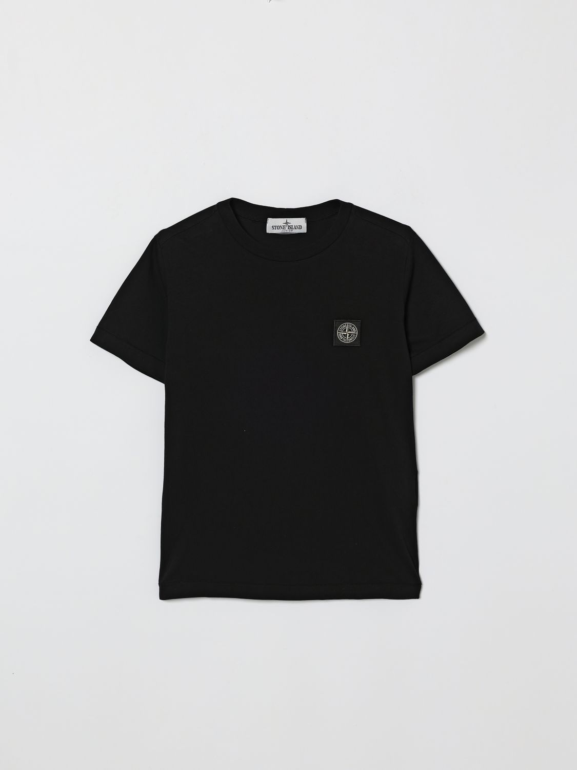 STONE ISLAND JUNIOR T-Shirt Kinder Farbe Schwarz
