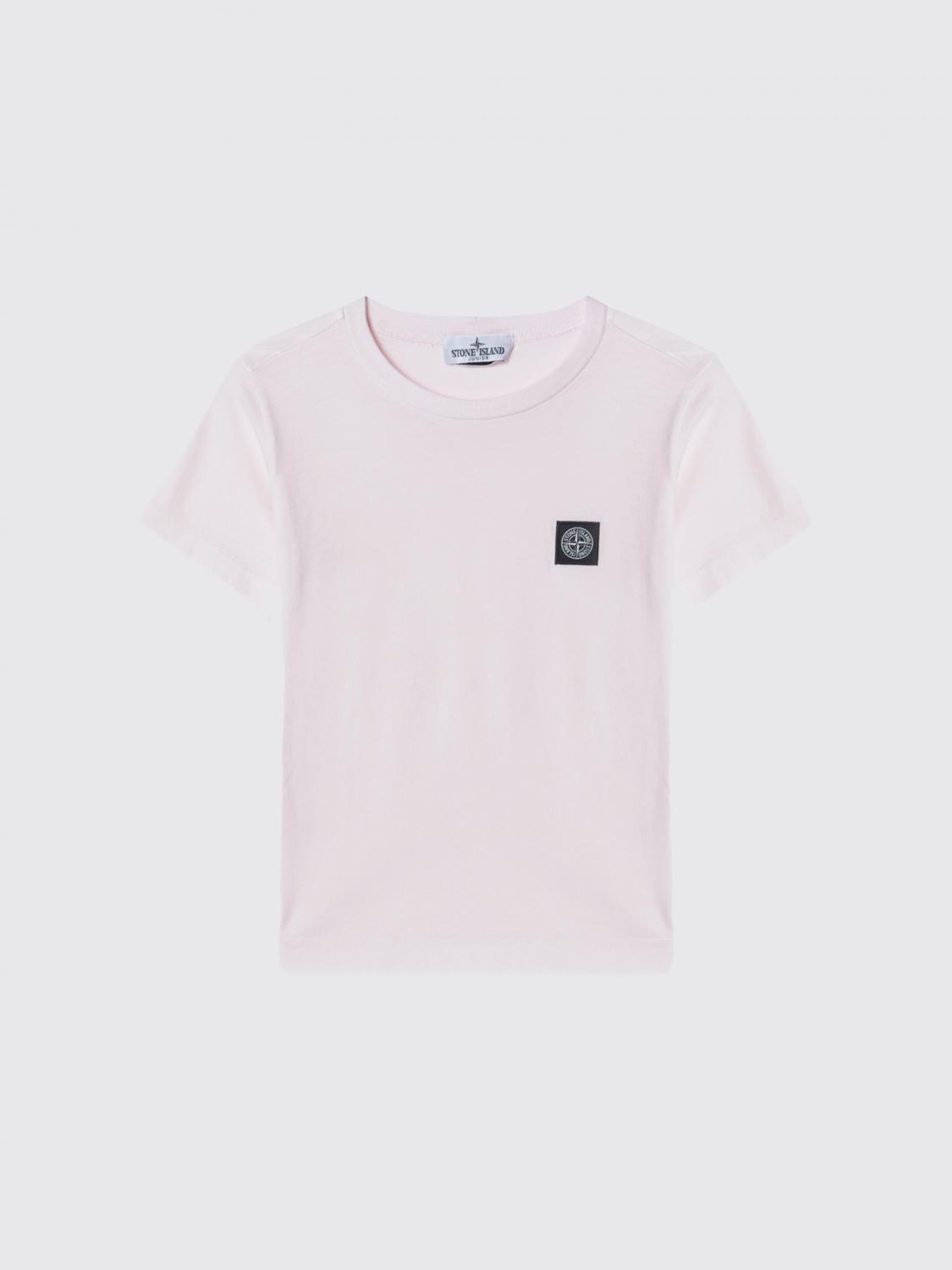 STONE ISLAND JUNIOR T-Shirt Kids color Nude　STONE ISLAND JUNIOR Tシャツ キッズカラー ヌード STONE