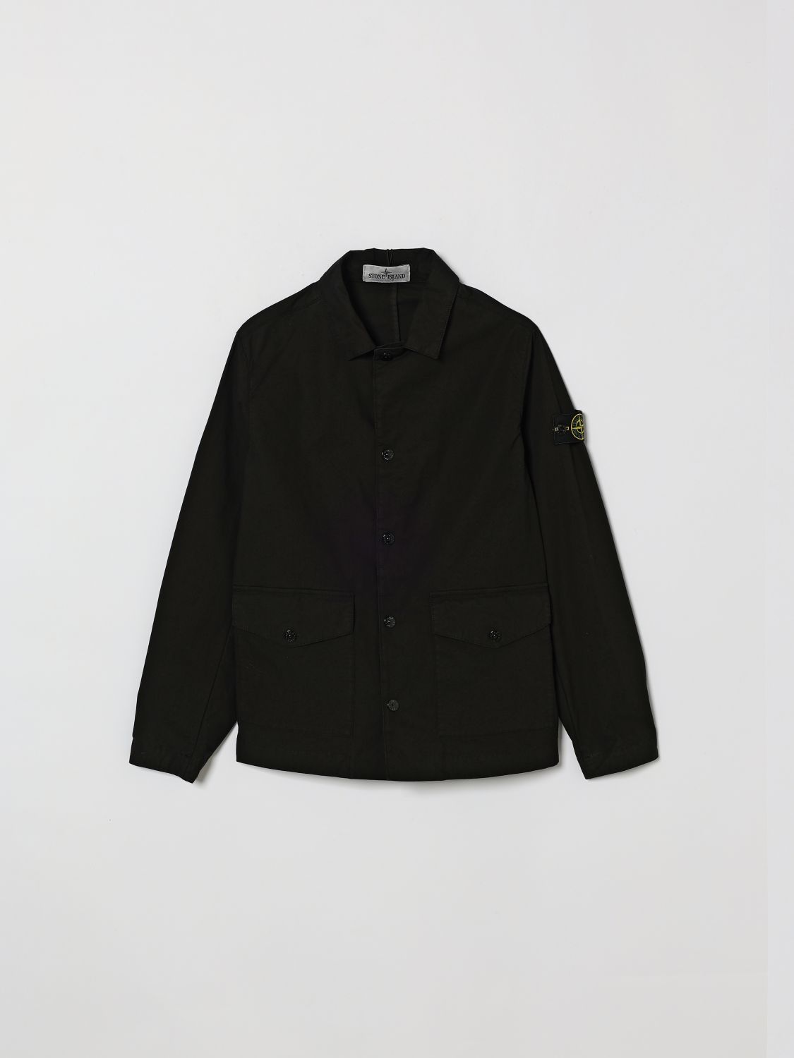 STONE ISLAND JUNIOR Jacke Kinder Farbe Schwarz