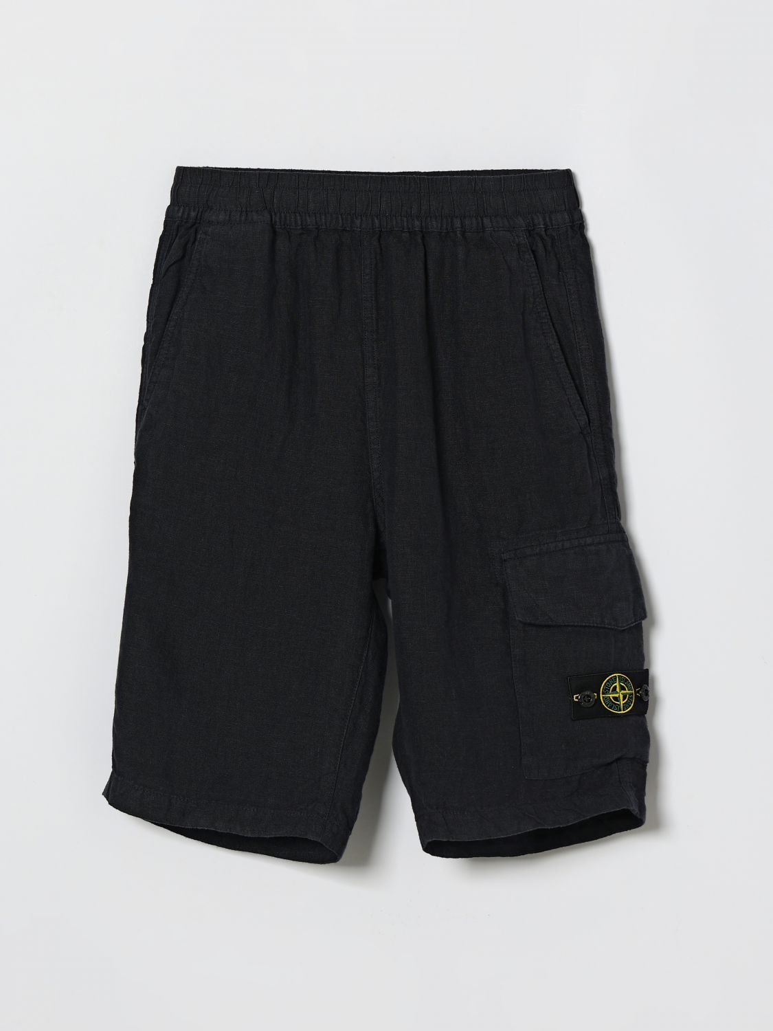 STONE ISLAND JUNIOR Shorts Kids color Navy　STONE ISLAND JUNIOR ショーツ キッズカラー ネイビー STONE